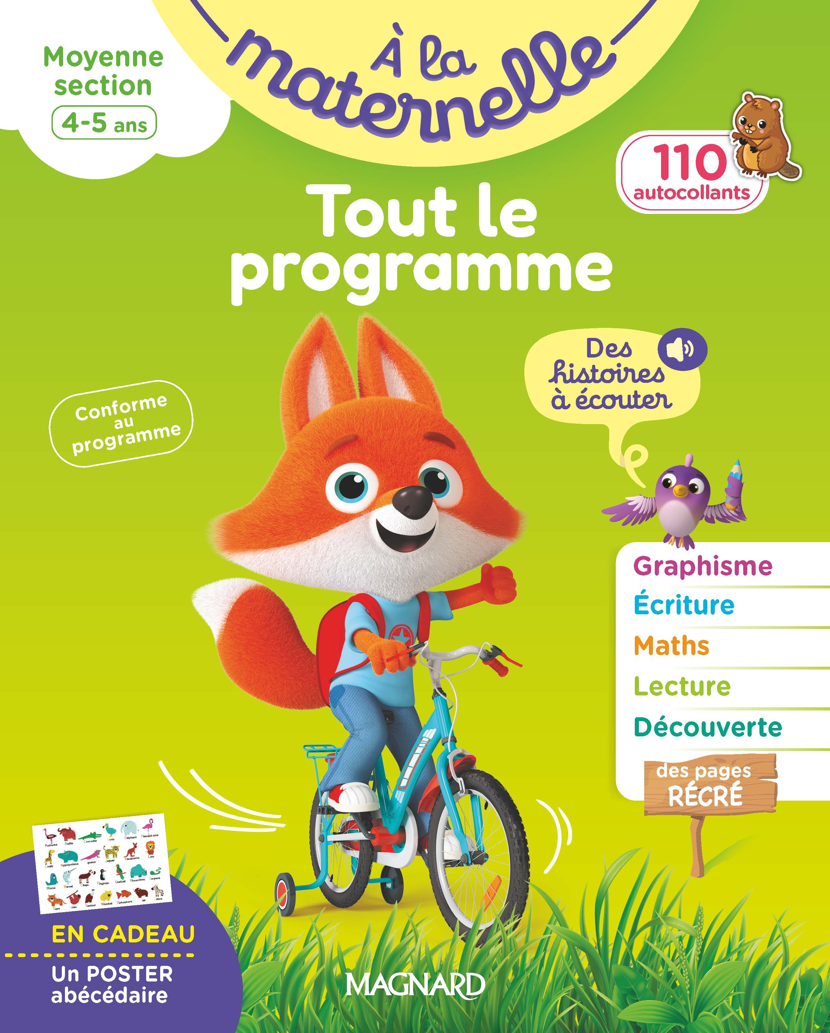 A LA MATERNELLE - TOUS LES APPRENTISSAGES DE MS - 4-5ANS