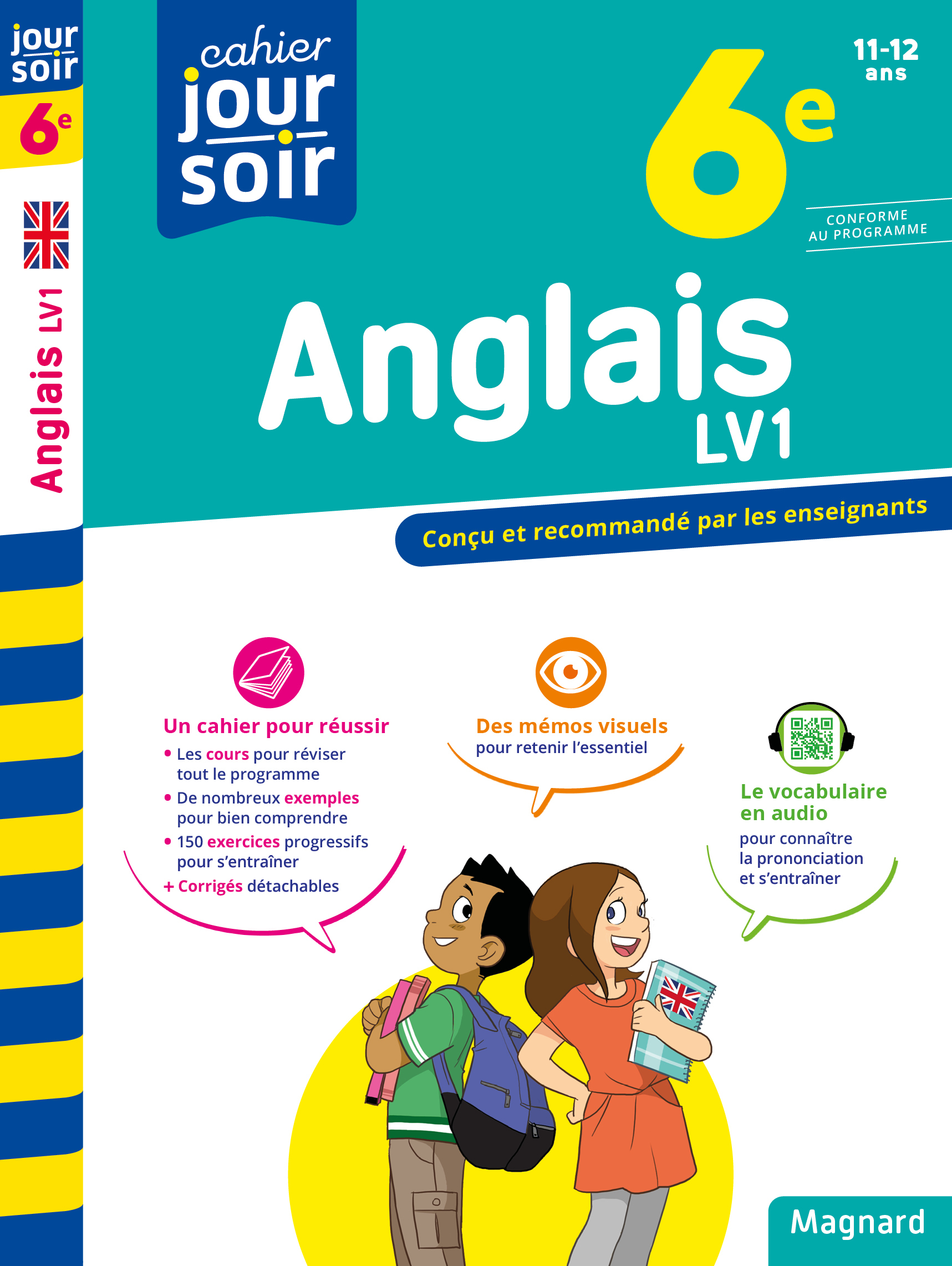 CAHIER JOUR SOIR 2023 : ANGLAIS 6E LV1 - CONCU ET RECOMMANDE PAR LES ENSEIGNANTS