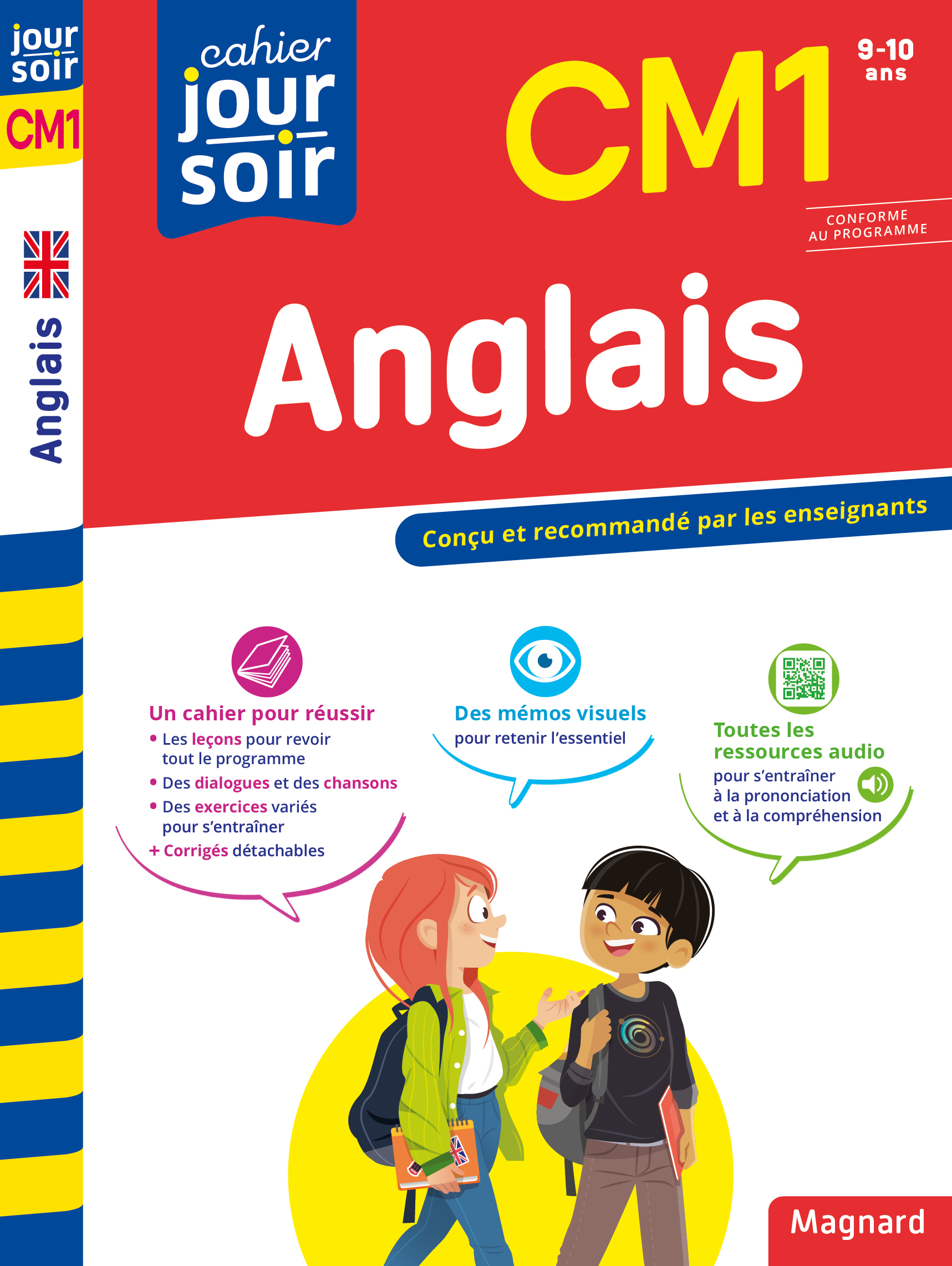CAHIER JOUR SOIR 2023 : ANGLAIS CM1 - CONCU ET RECOMMANDE PAR LES ENSEIGNANTS