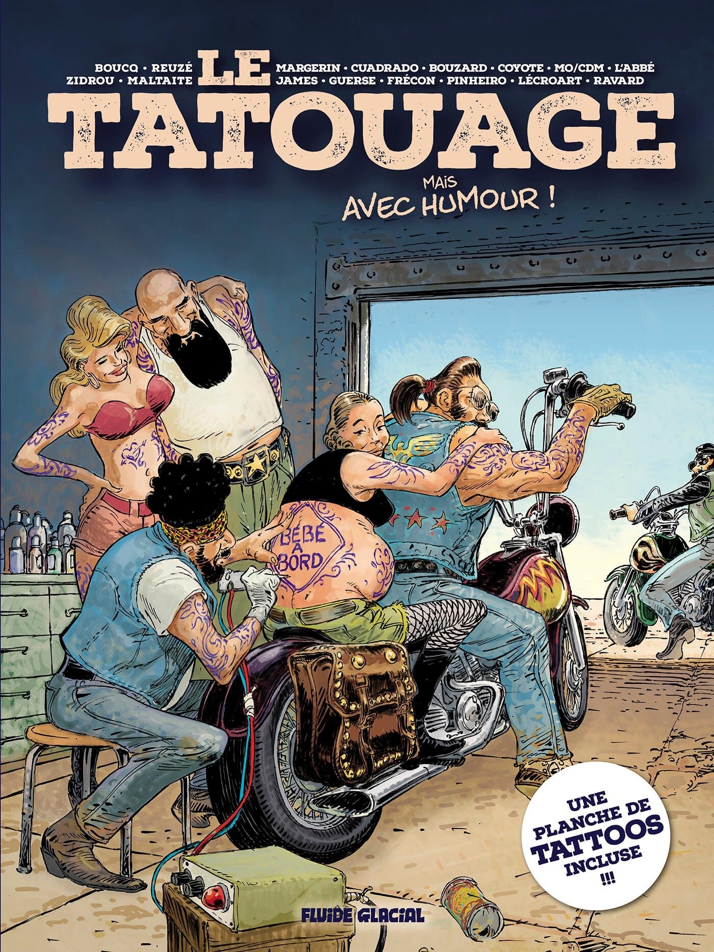 TATOUAGE MAIS AVEC HUMOUR + 1 PLANCHE DE TATOUAGES