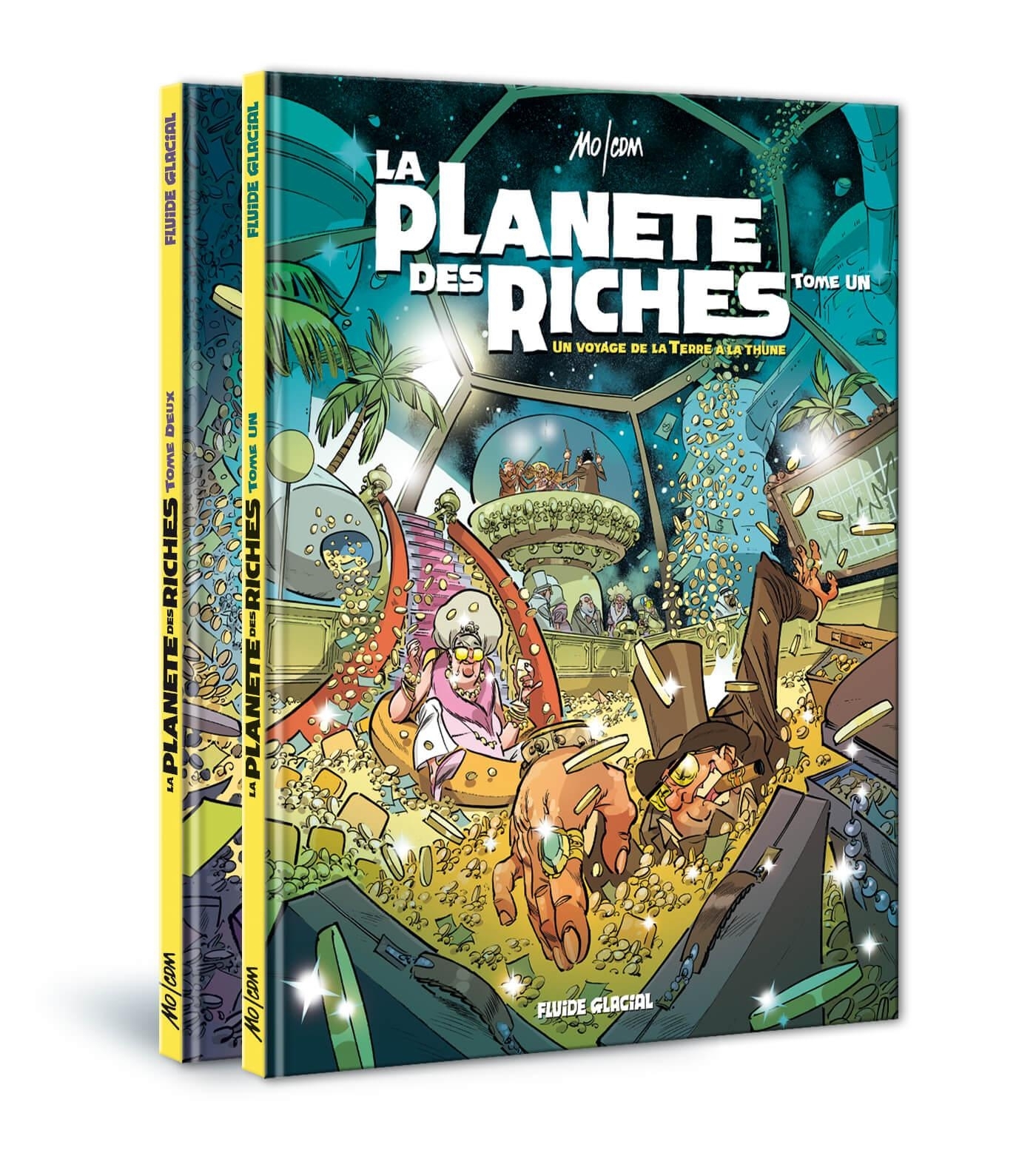 PLANETE DES RICHES (LA) - T01 - LA PLANETE DES RICHES - PACK TOMES 01 ET 02