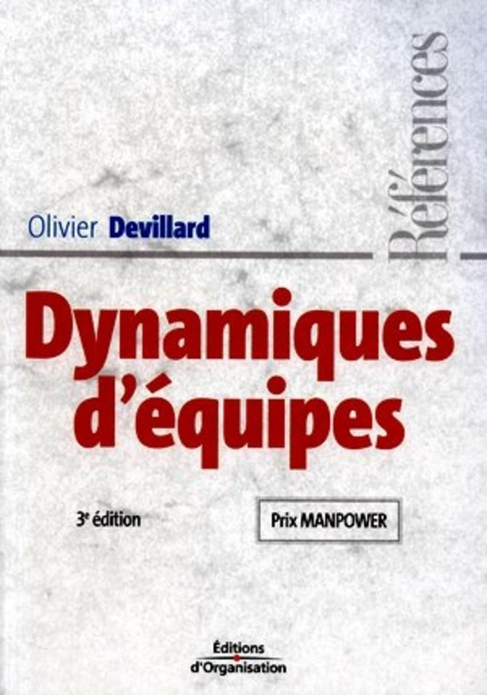 DYNAMIQUES D'EQUIPES. 3EME EDITION PRIX MANPOWER REFERENCES