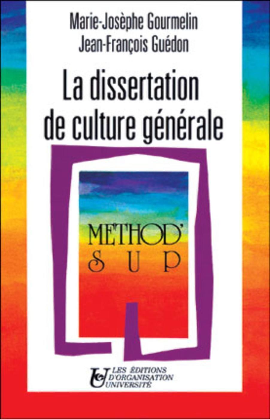 DISSERT DE CULTURE GENERA