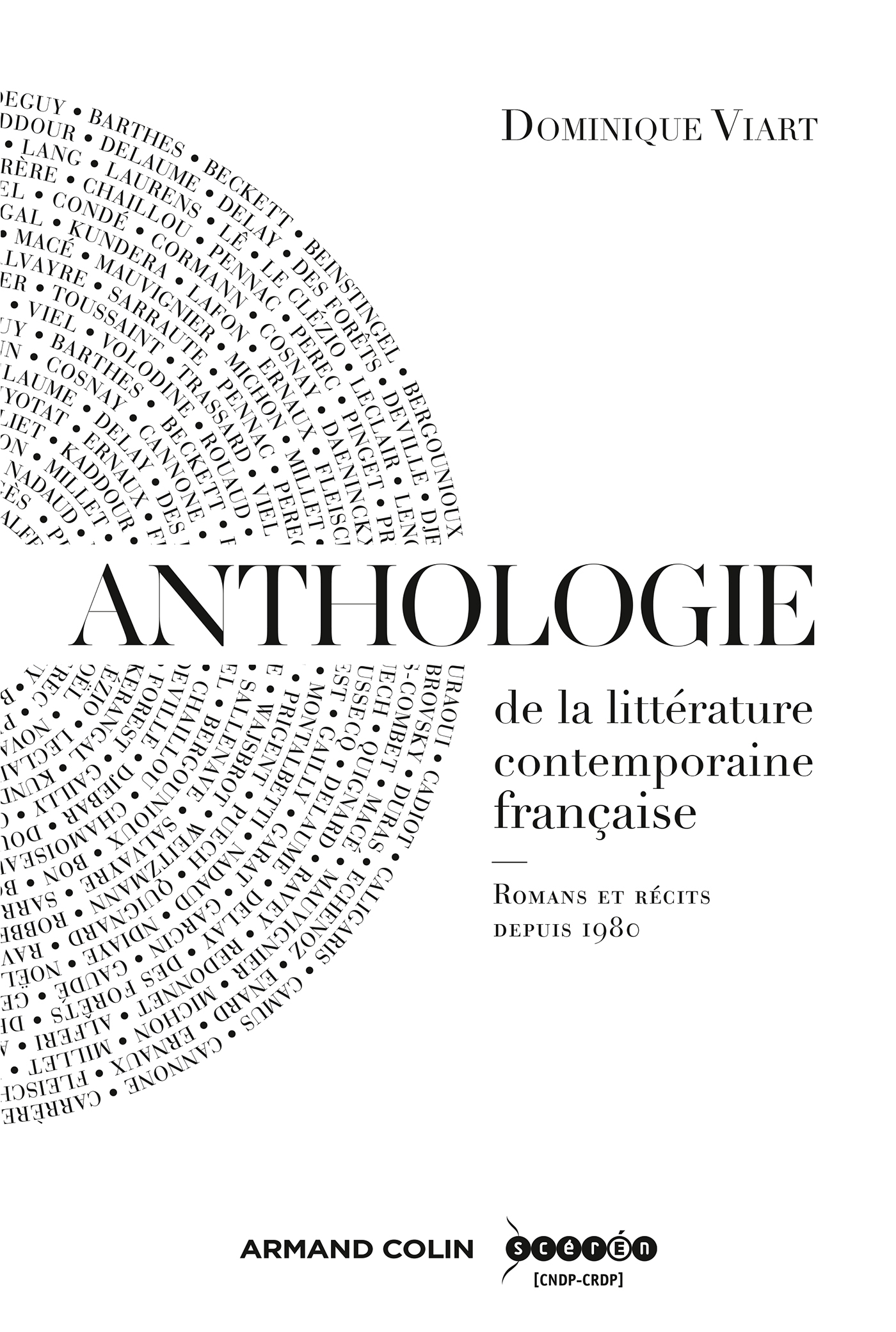 ANTHOLOGIE DE LA LITTERATURE CONTEMPORAINE FRANCAISE