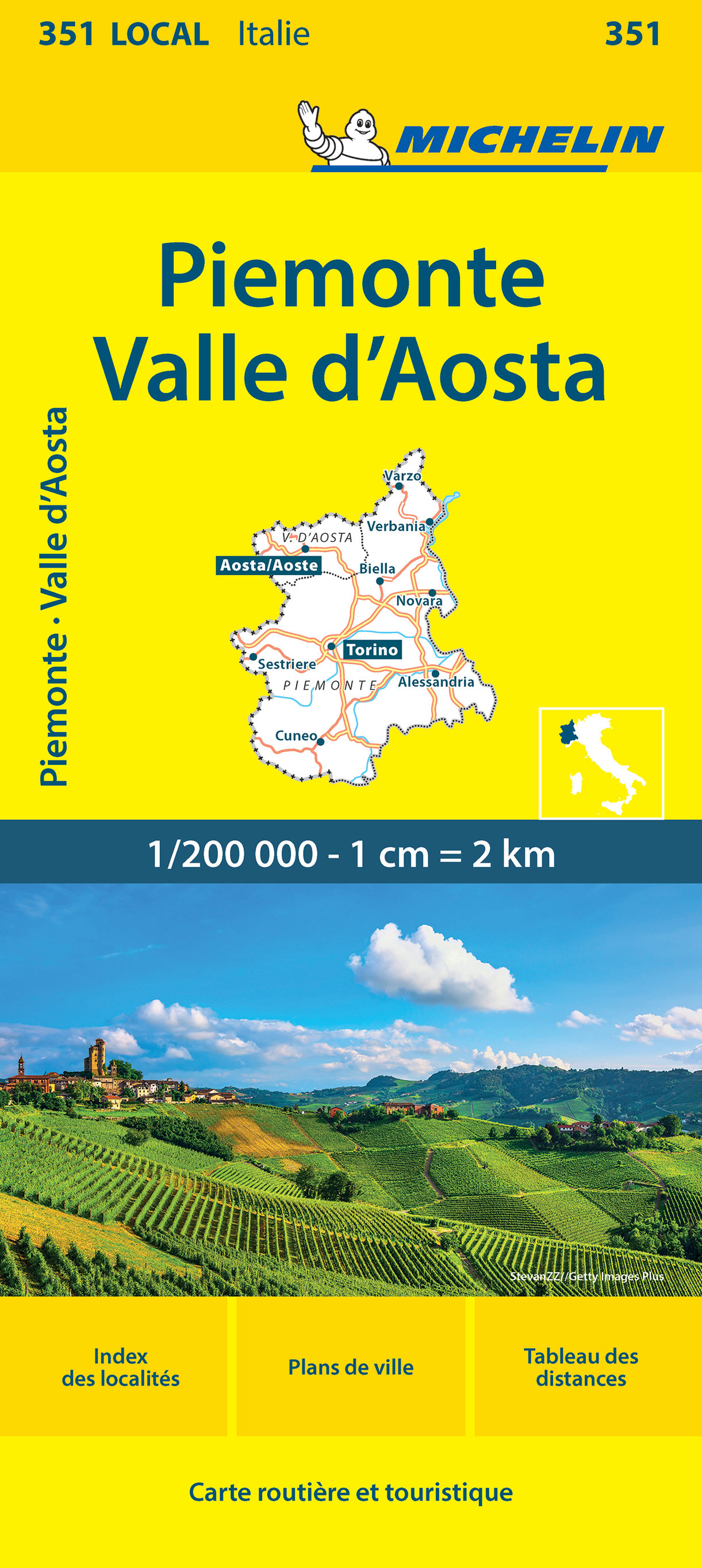 CARTE LOCALE 351 -PIEMONTE- VALLE D AOSTA