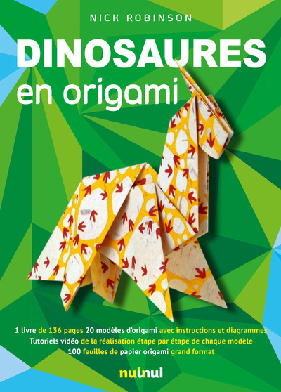 DINOSAURES EN ORIGAMI