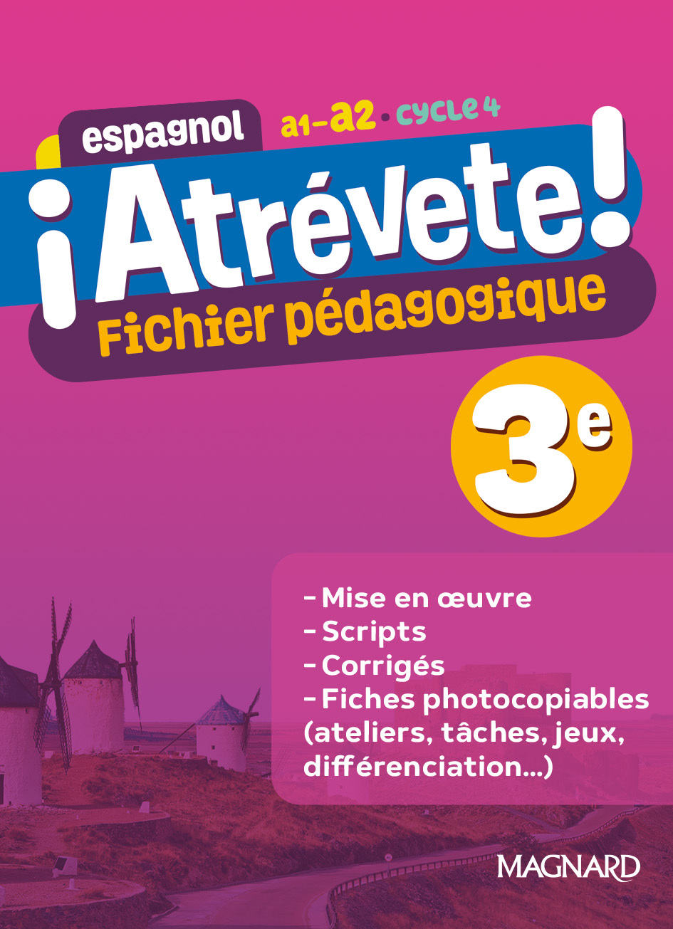 IATREVETE! ESPAGNOL 3E (2024) - FICHIER PEDAGOGIQUE