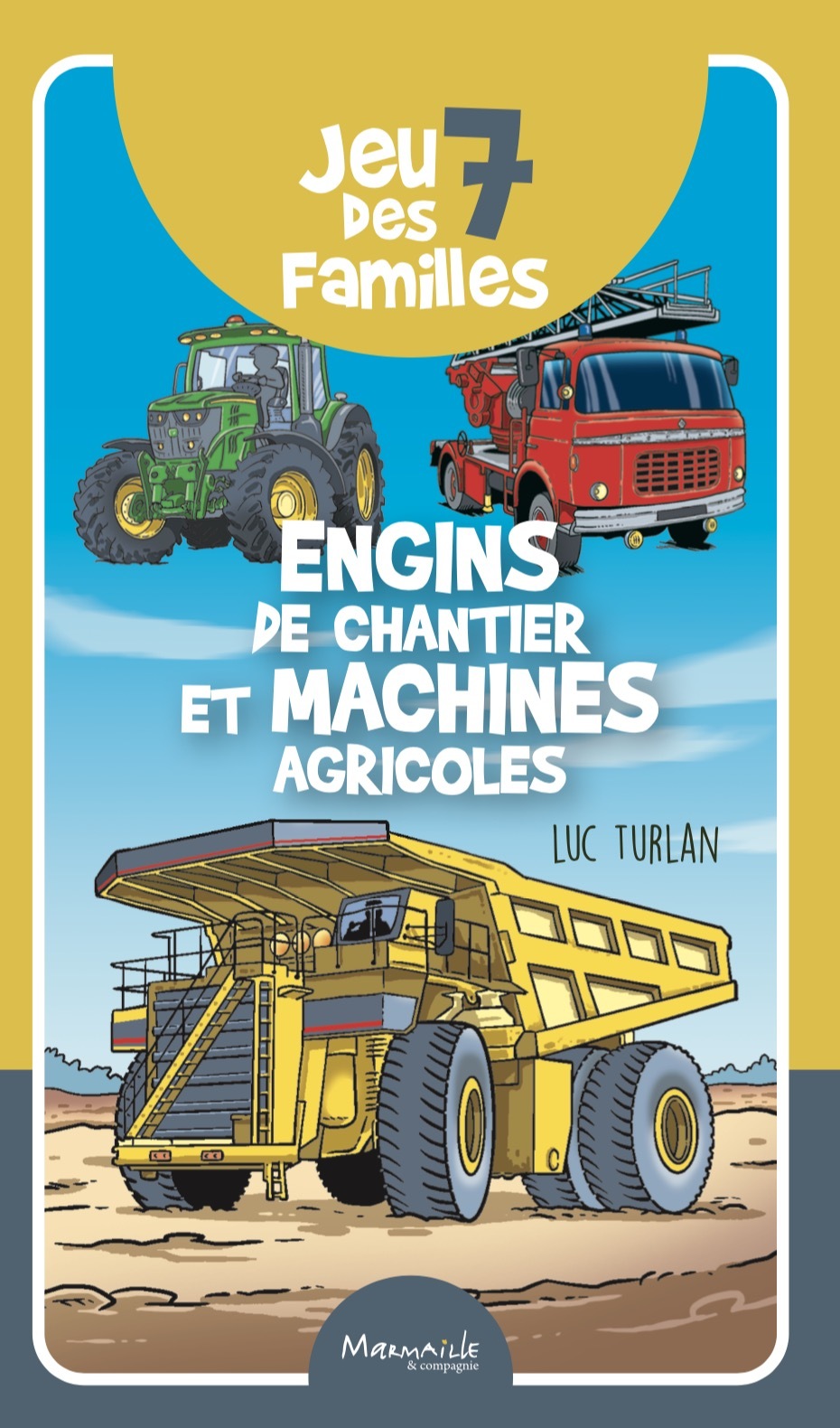 JEU DES 7 FAMILLES ENGINS DE CHANTIERS, MACHINES AGRICOLES