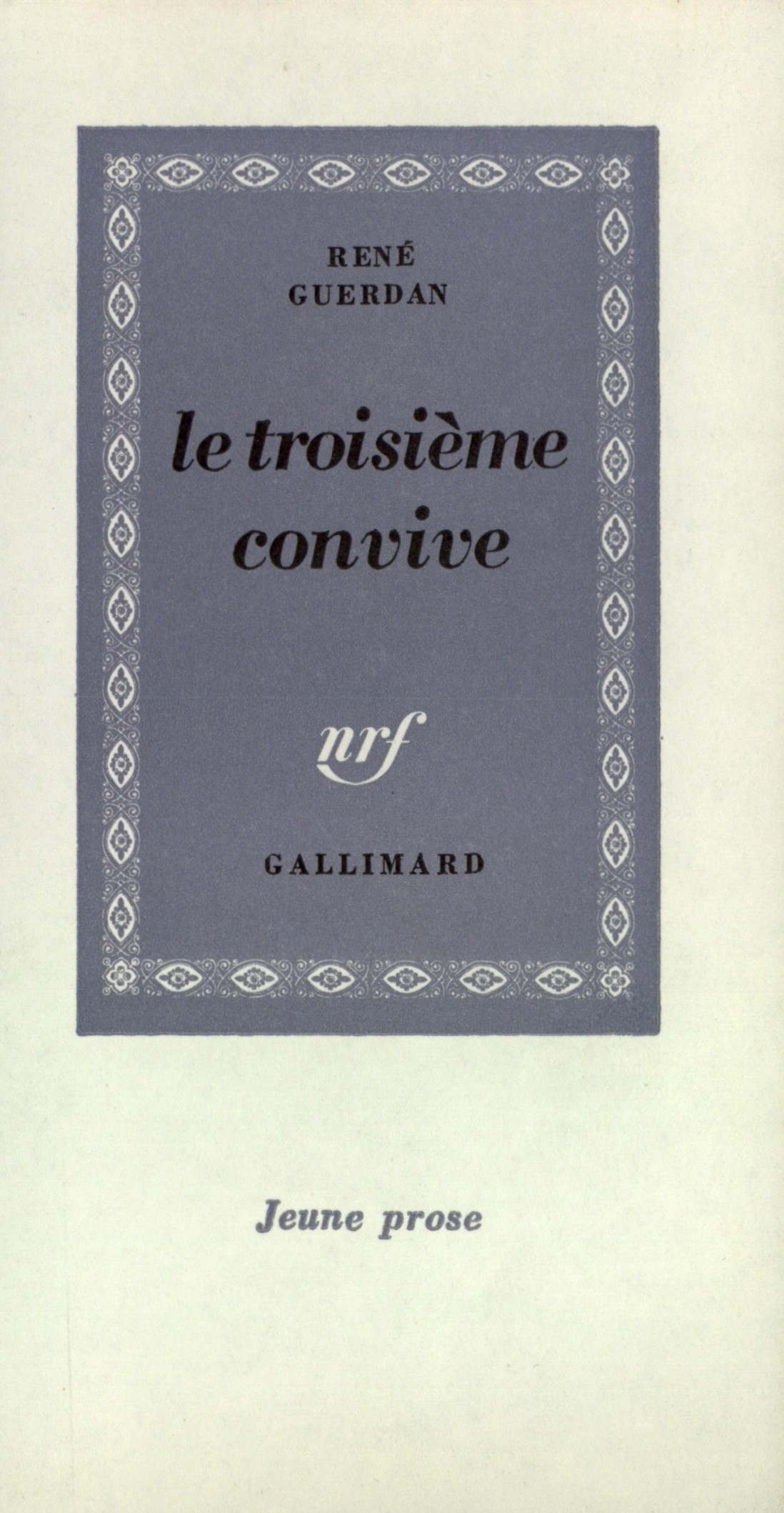 TROISIEME CONVIVE