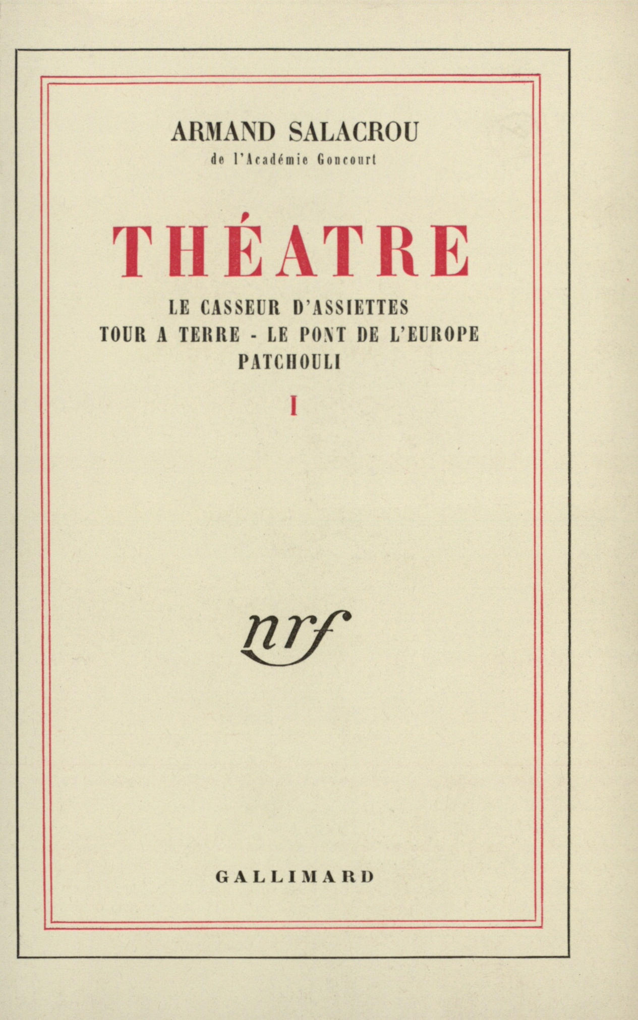 THEATRE T1 - SALACROU