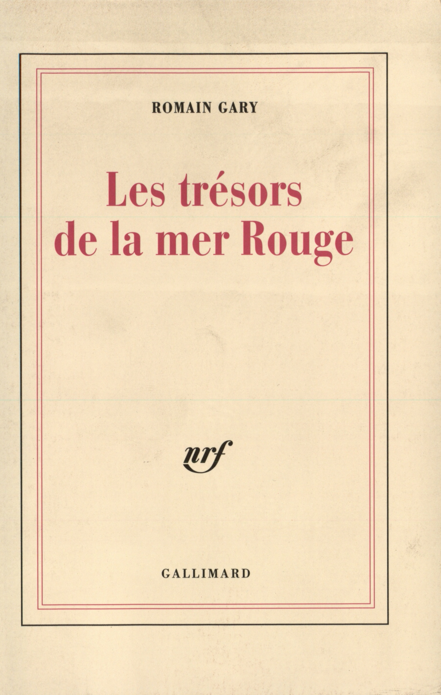 TRESORS DE LA MER ROUGE