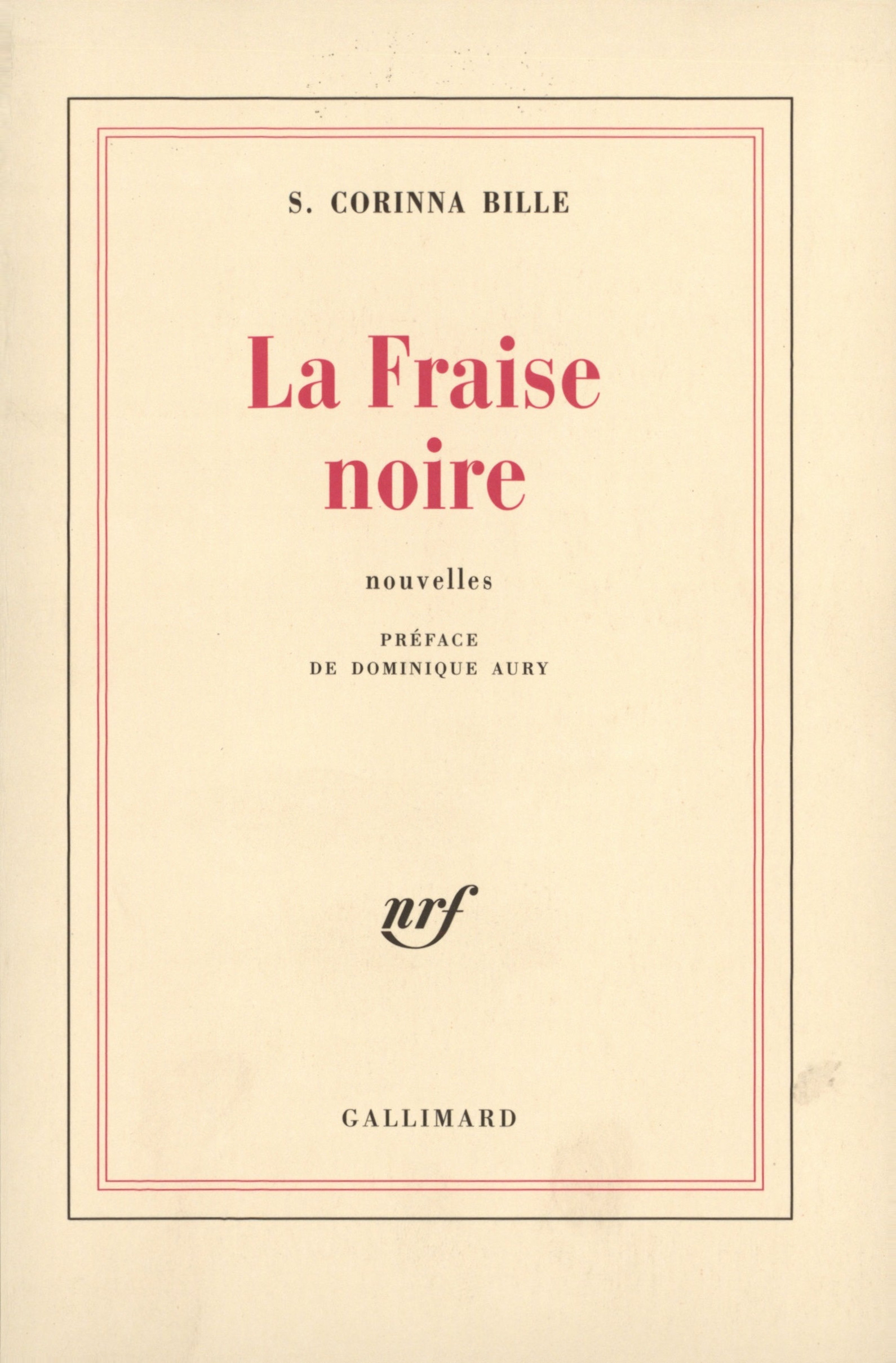 FRAISE NOIRE