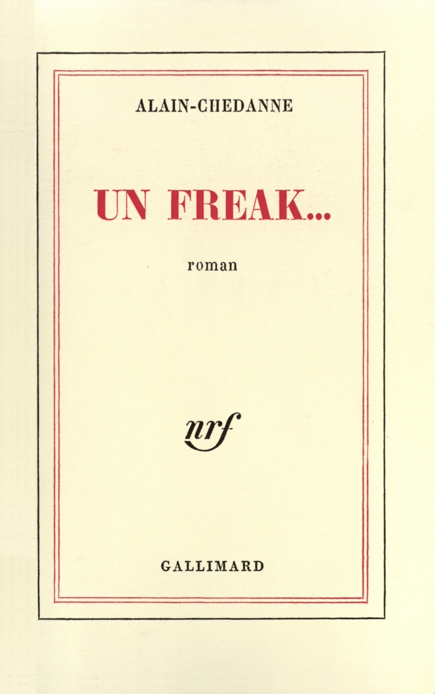 FREAK...(BALADE)