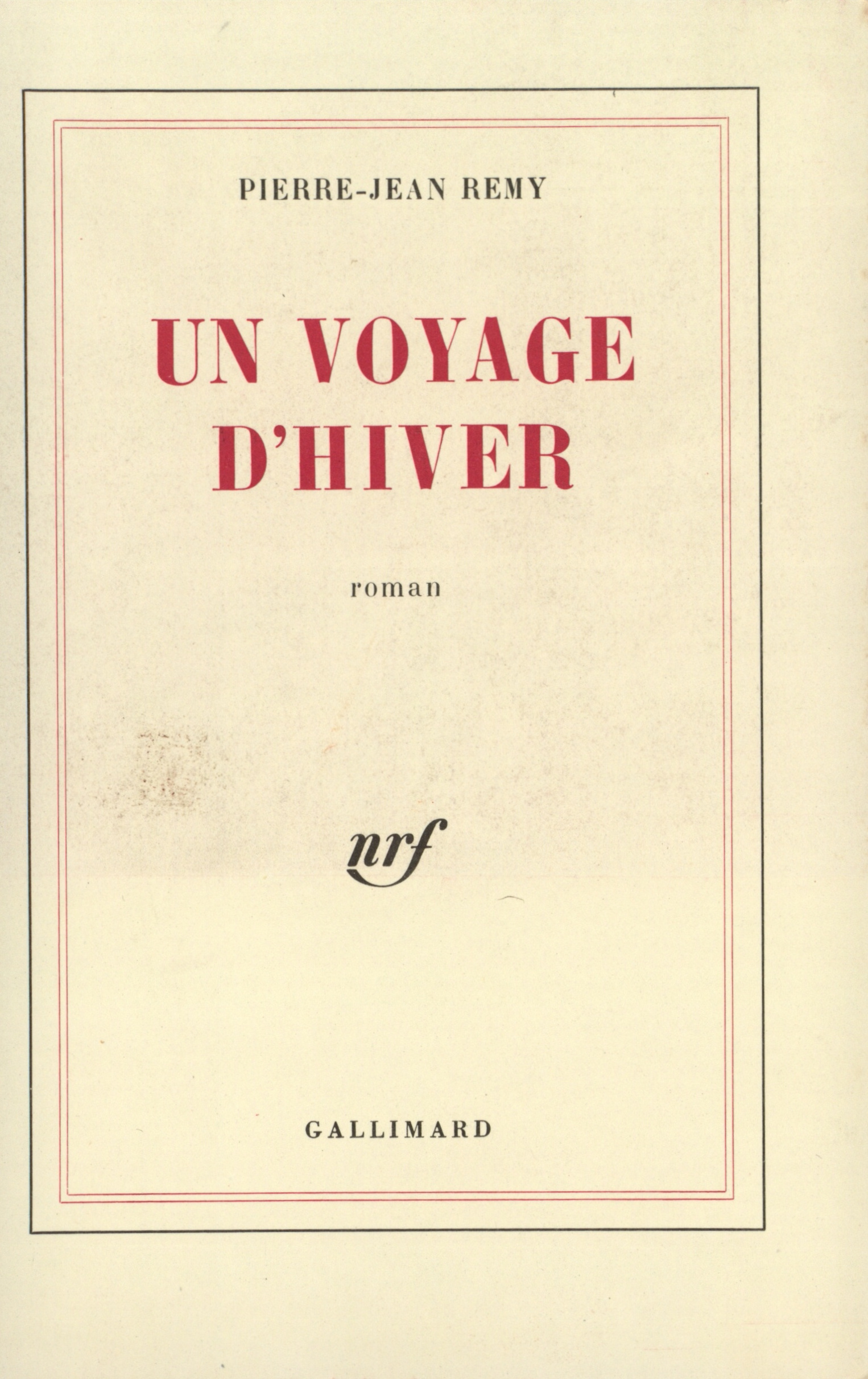 VOYAGE D´HIVER