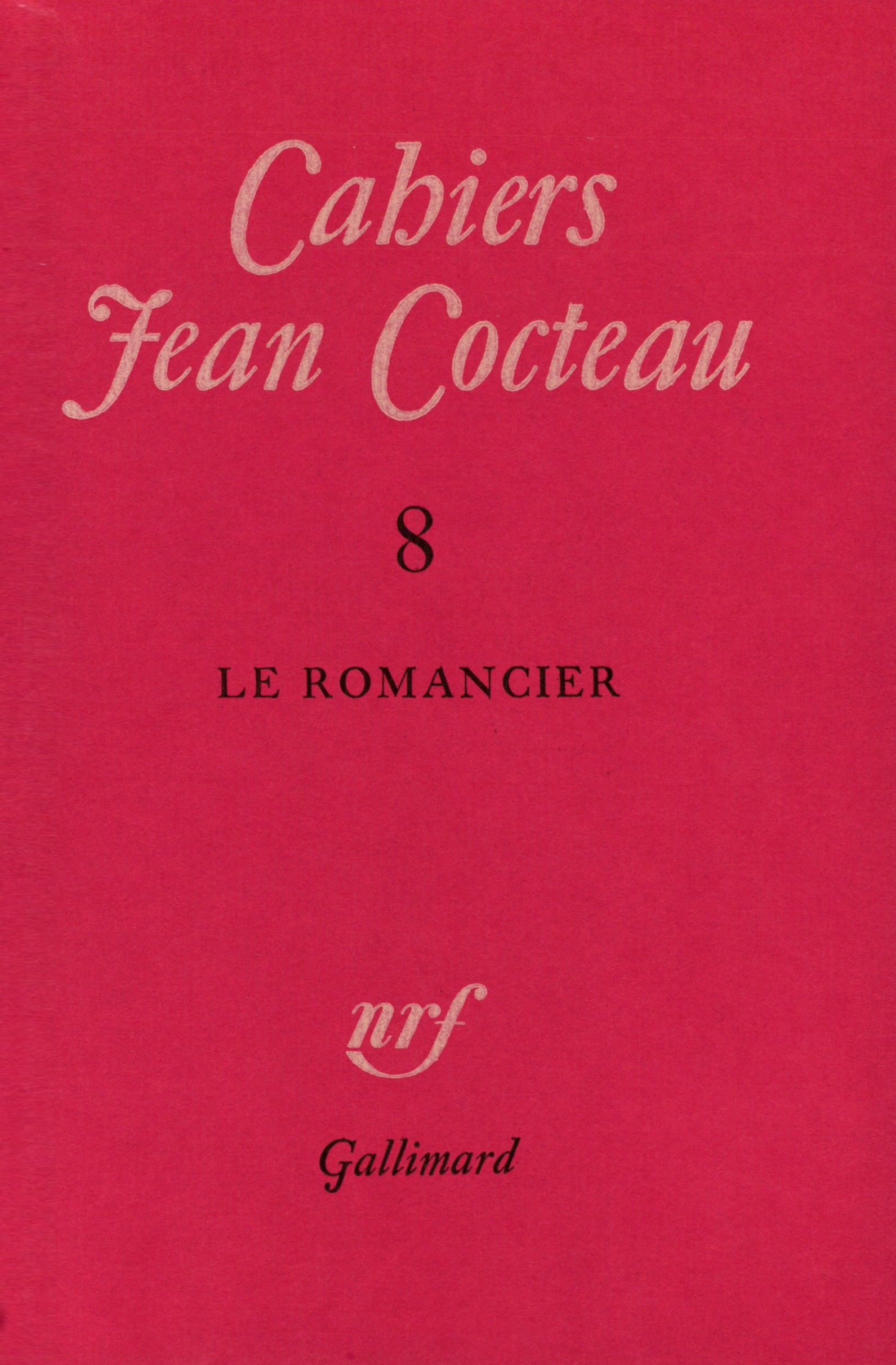 CAHIERS 8 - ROMANCIER