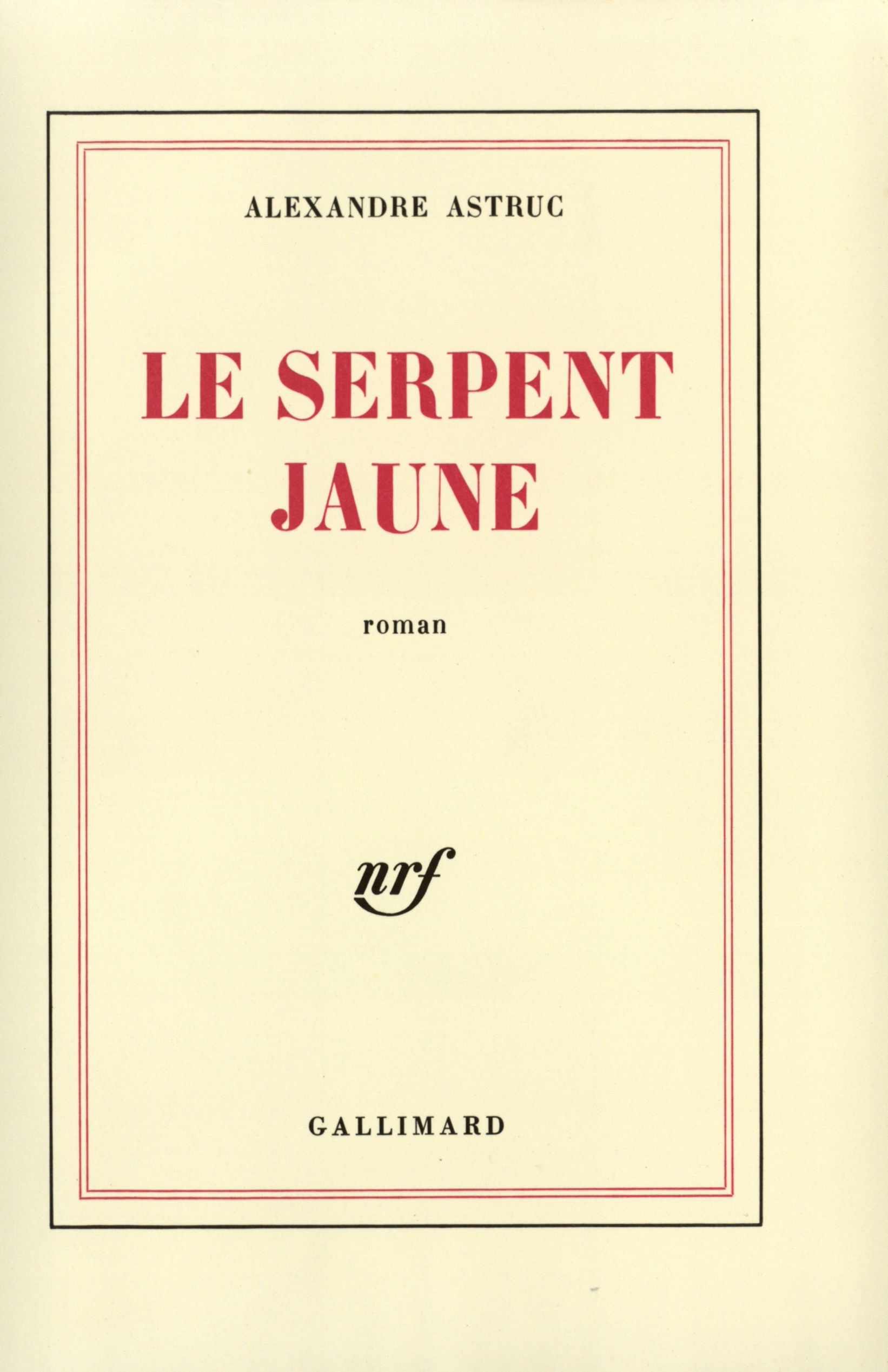 SERPENT JAUNE