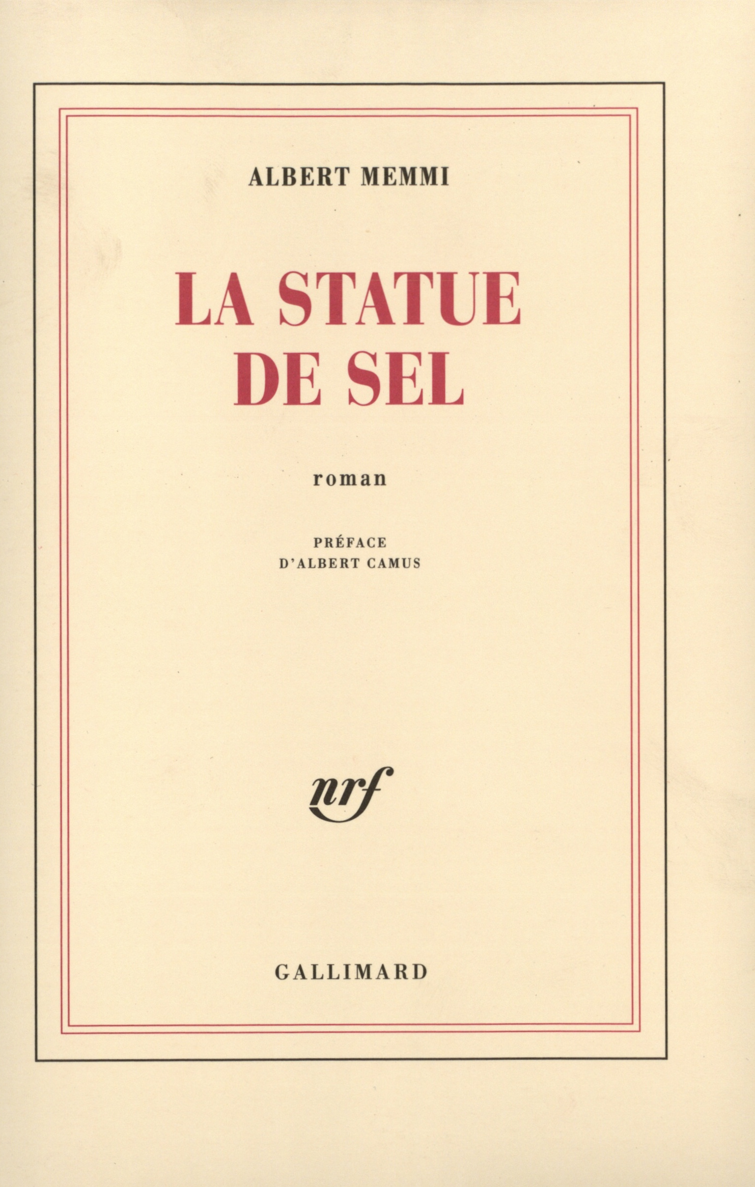 STATUE DE SEL