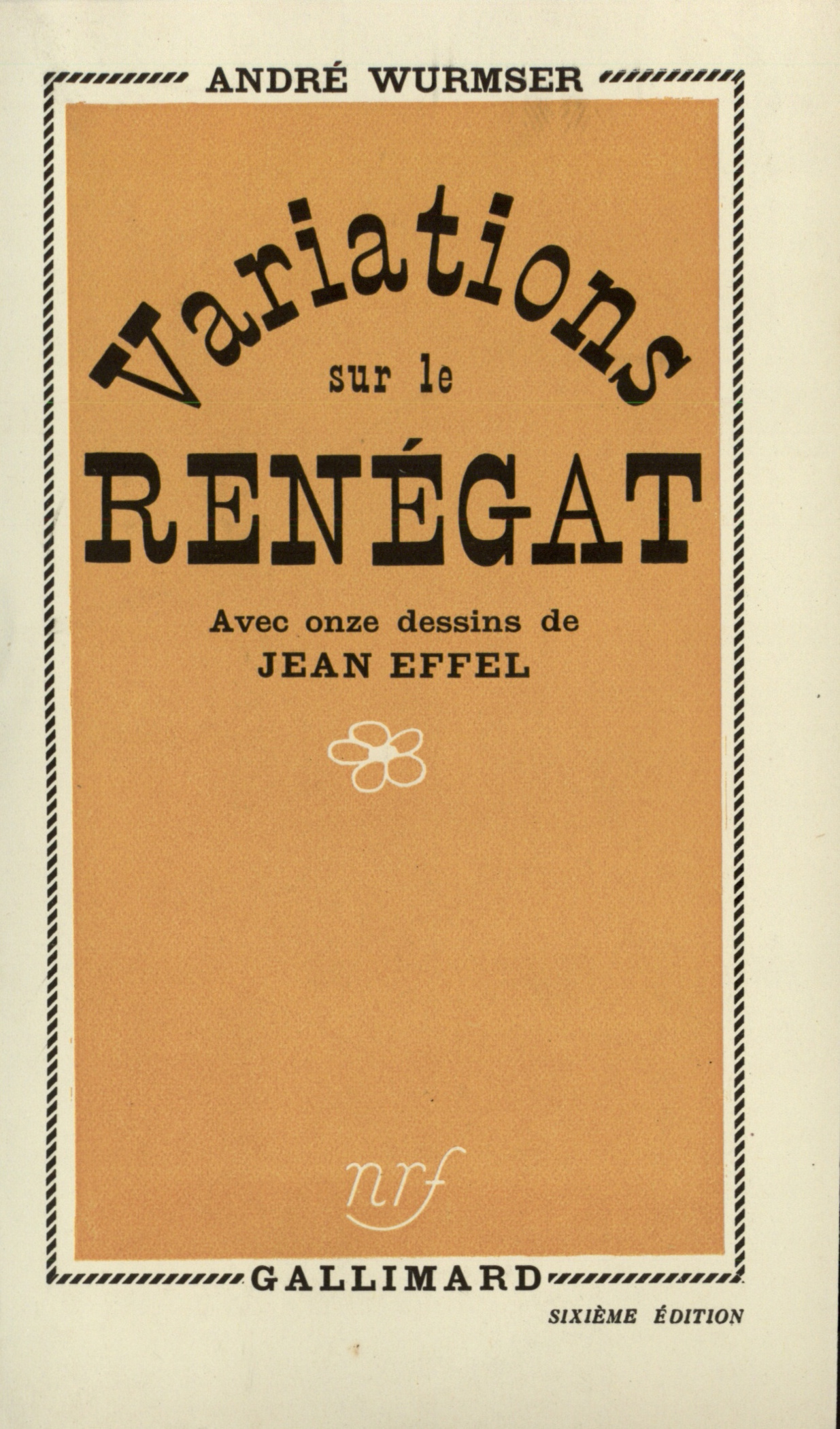 VARIATIONS SUR LE RENEGAT