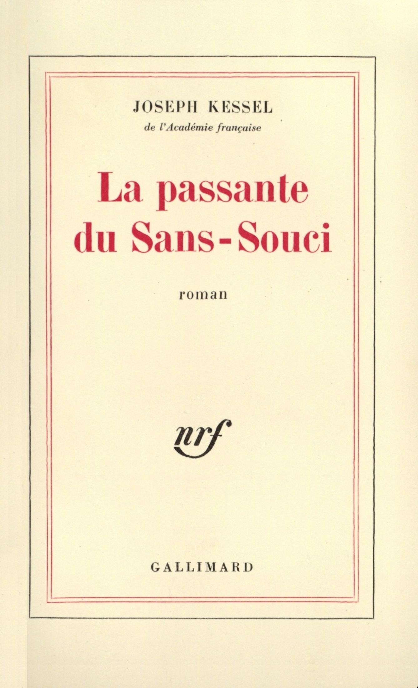 PASSANTE DU SANS-SOUCI