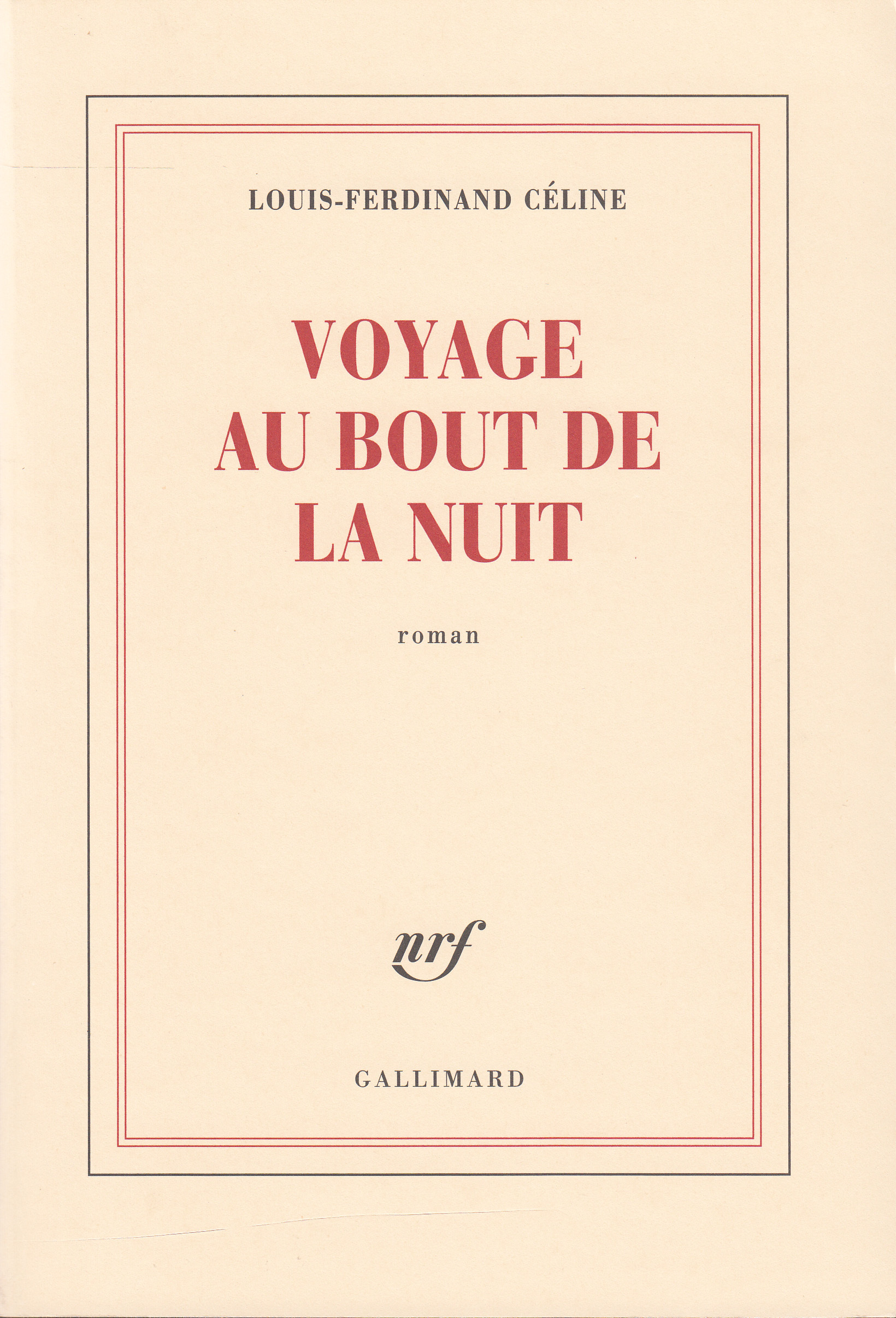 VOYAGE AU BOUT DE LA NUIT