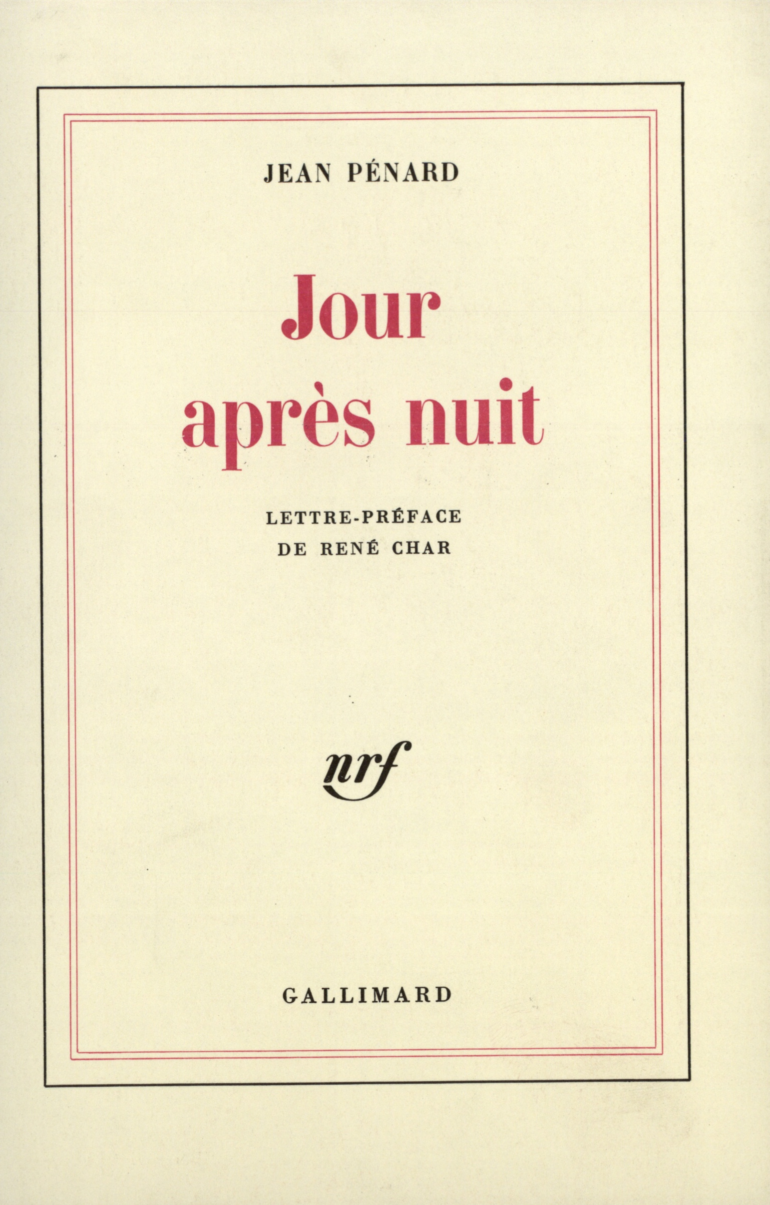 JOUR APRES NUIT