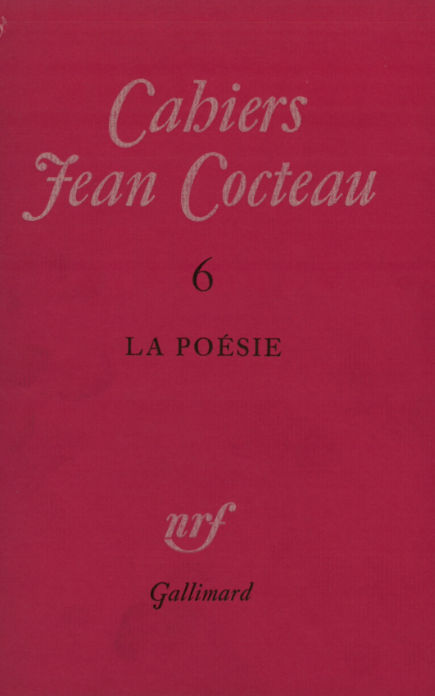 CAHIERS COCTEAU - POESIE