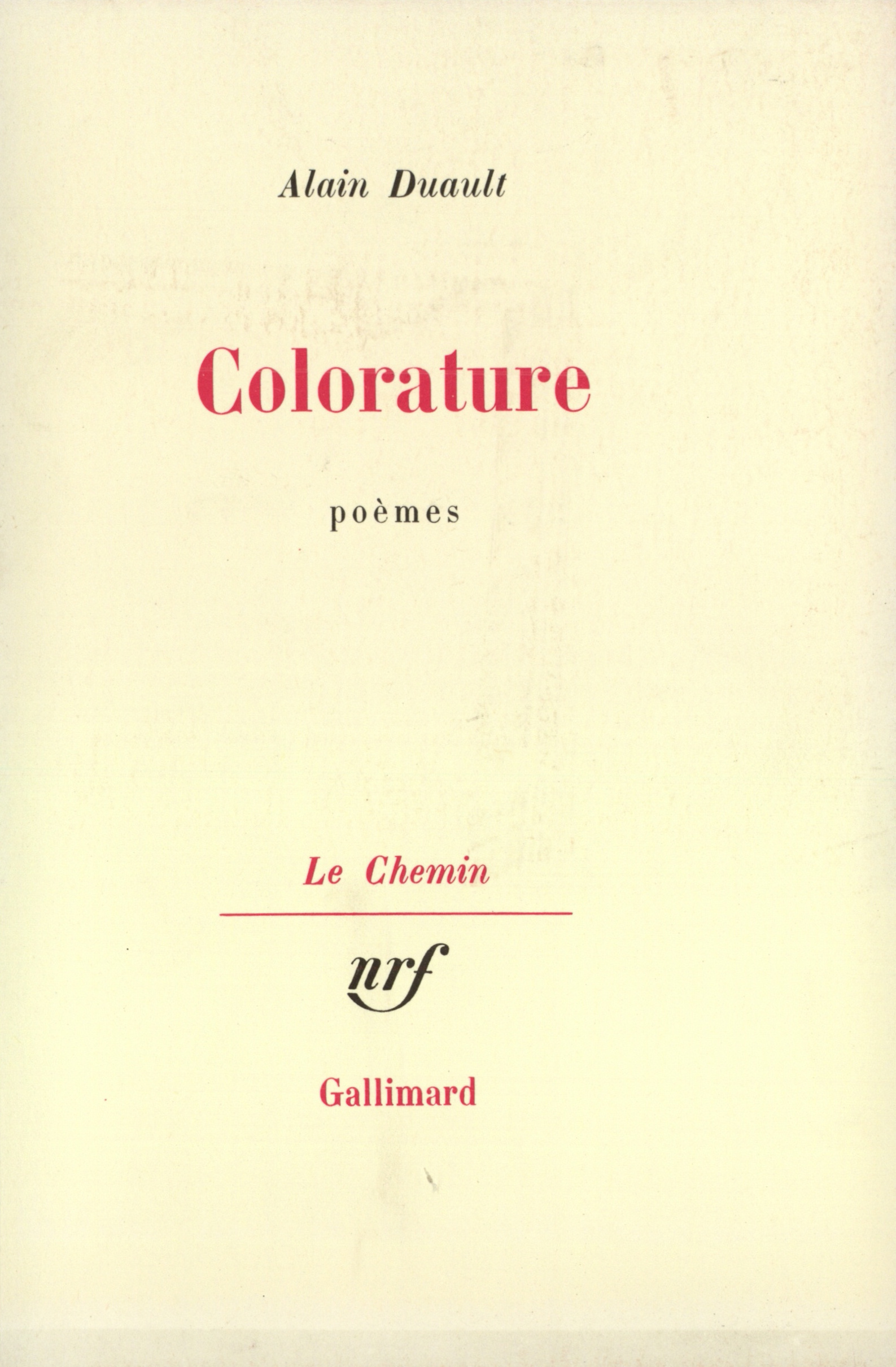 COLORATURE