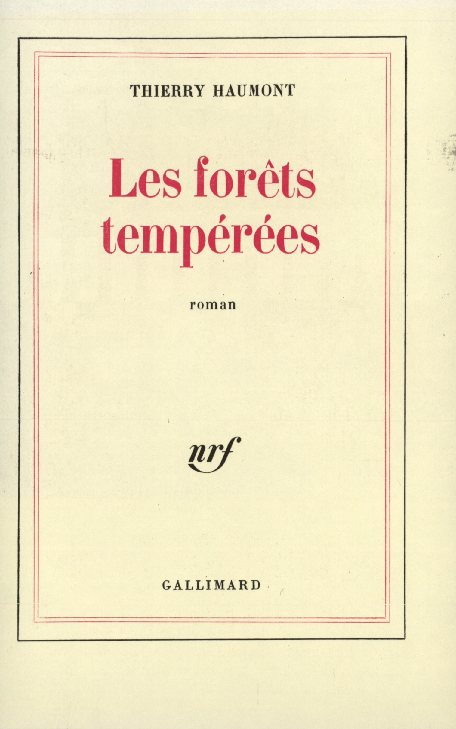 FORETS TEMPEREES