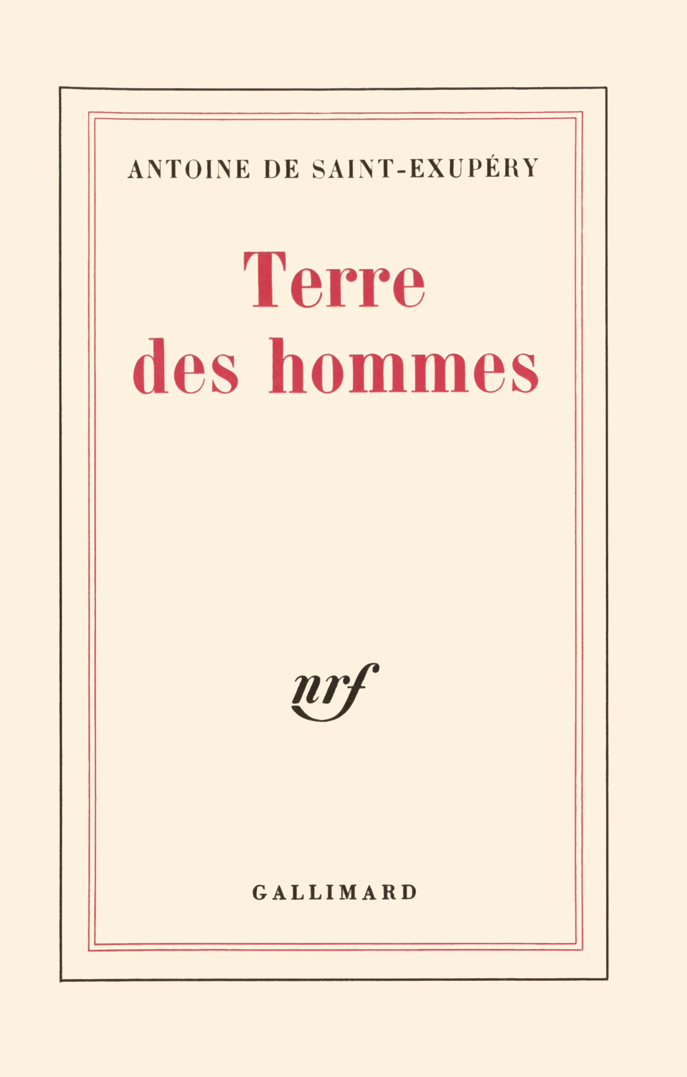 TERRE DES HOMMES