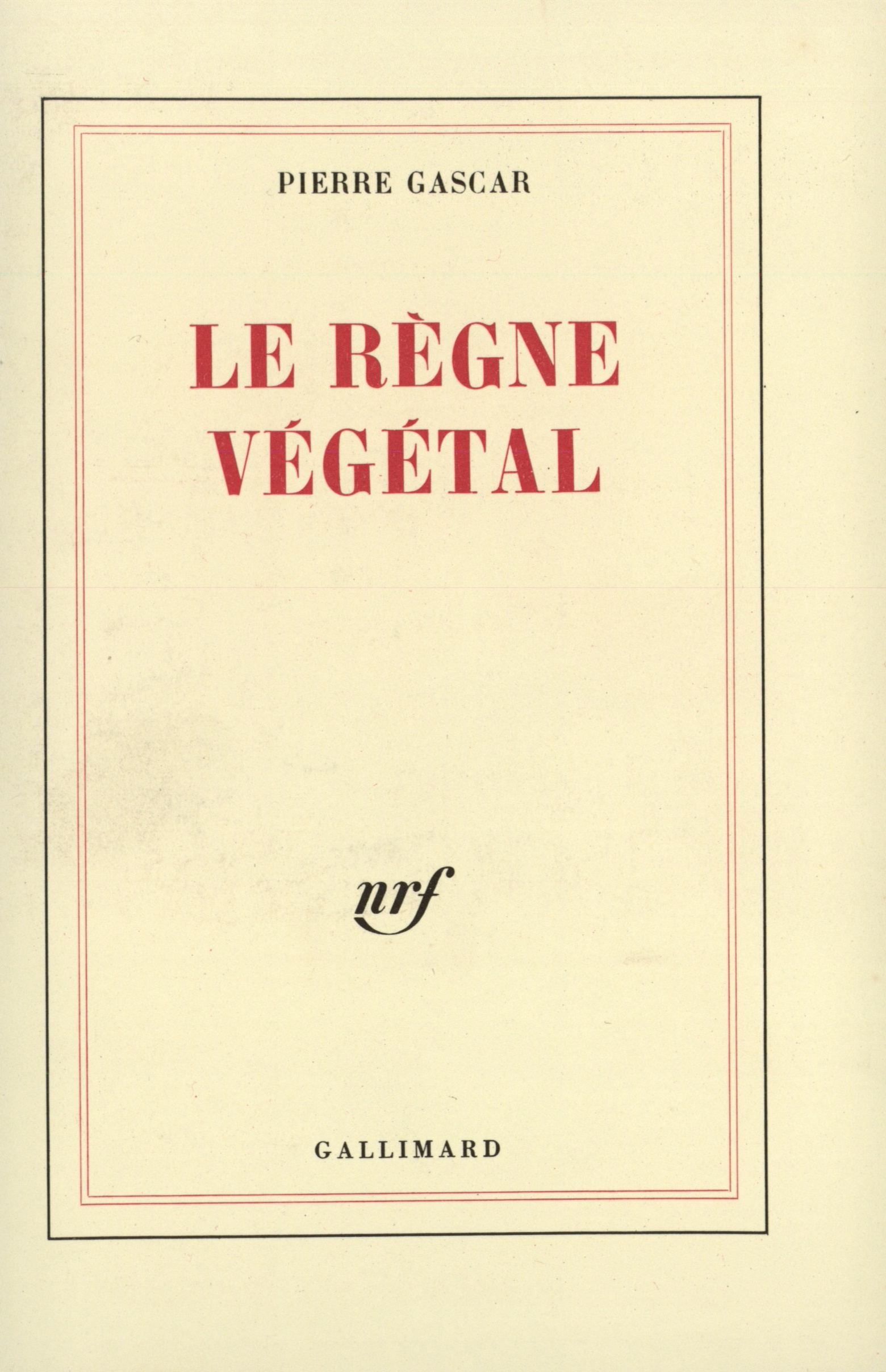 REGNE VEGETAL