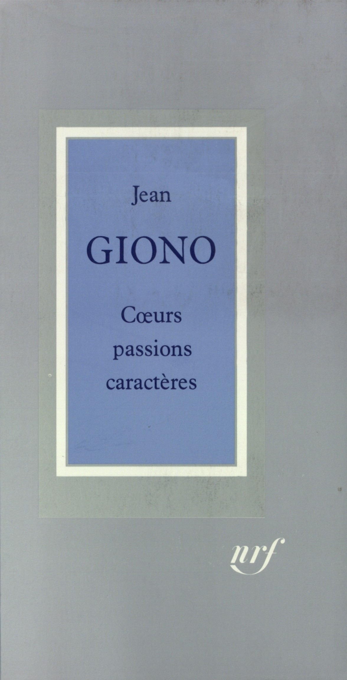 COEURS, PASSIONS, CARACTERES