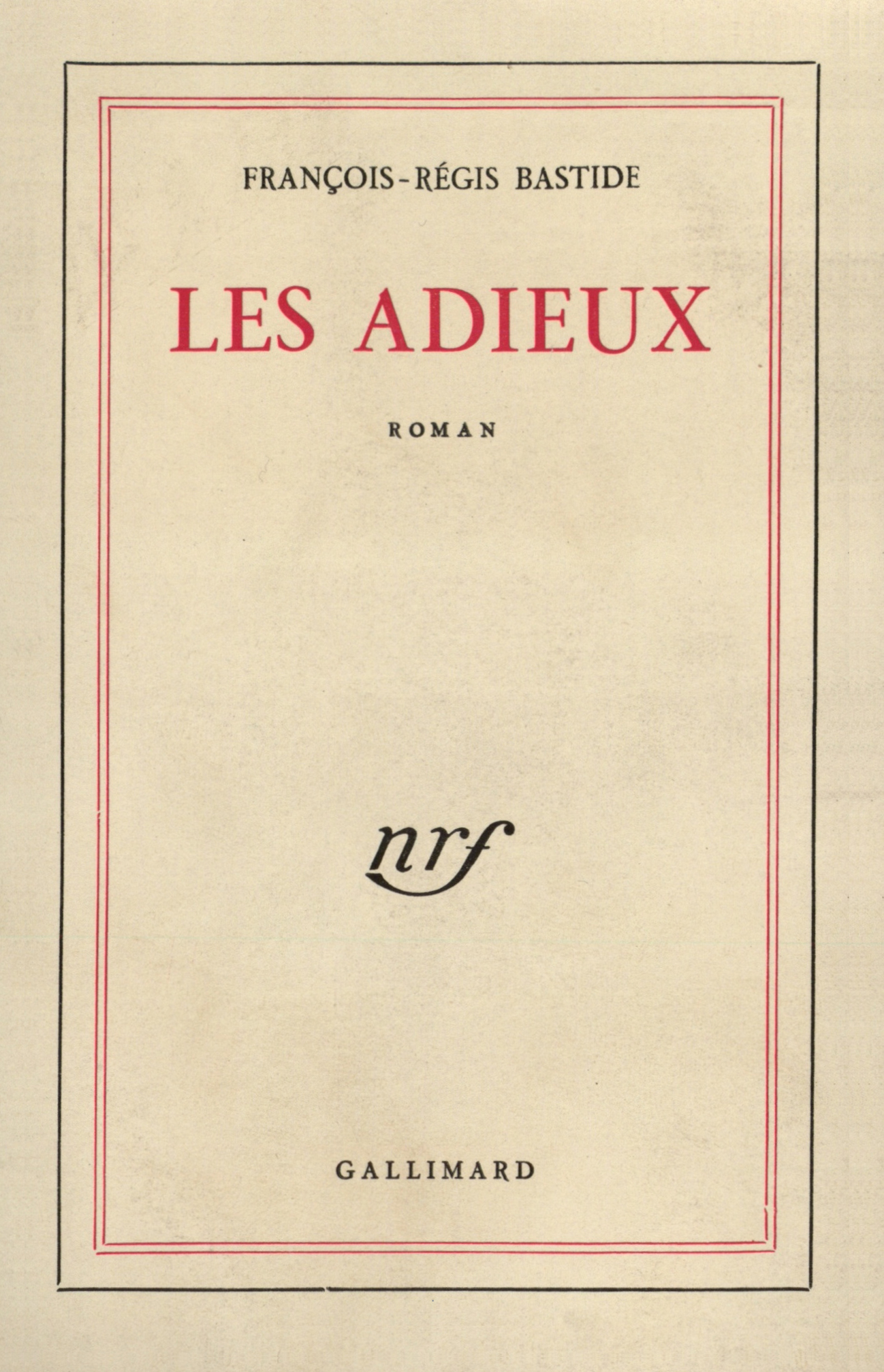 ADIEUX