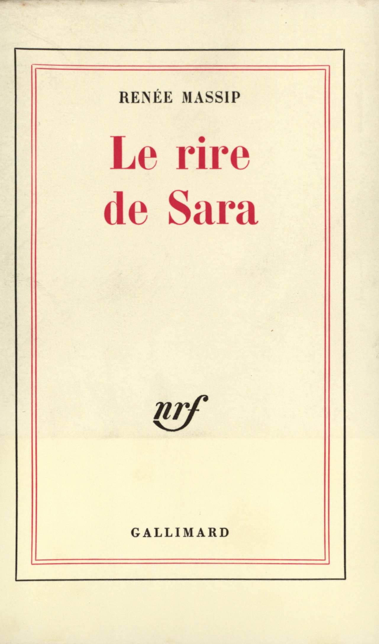 RIRE DE SARA