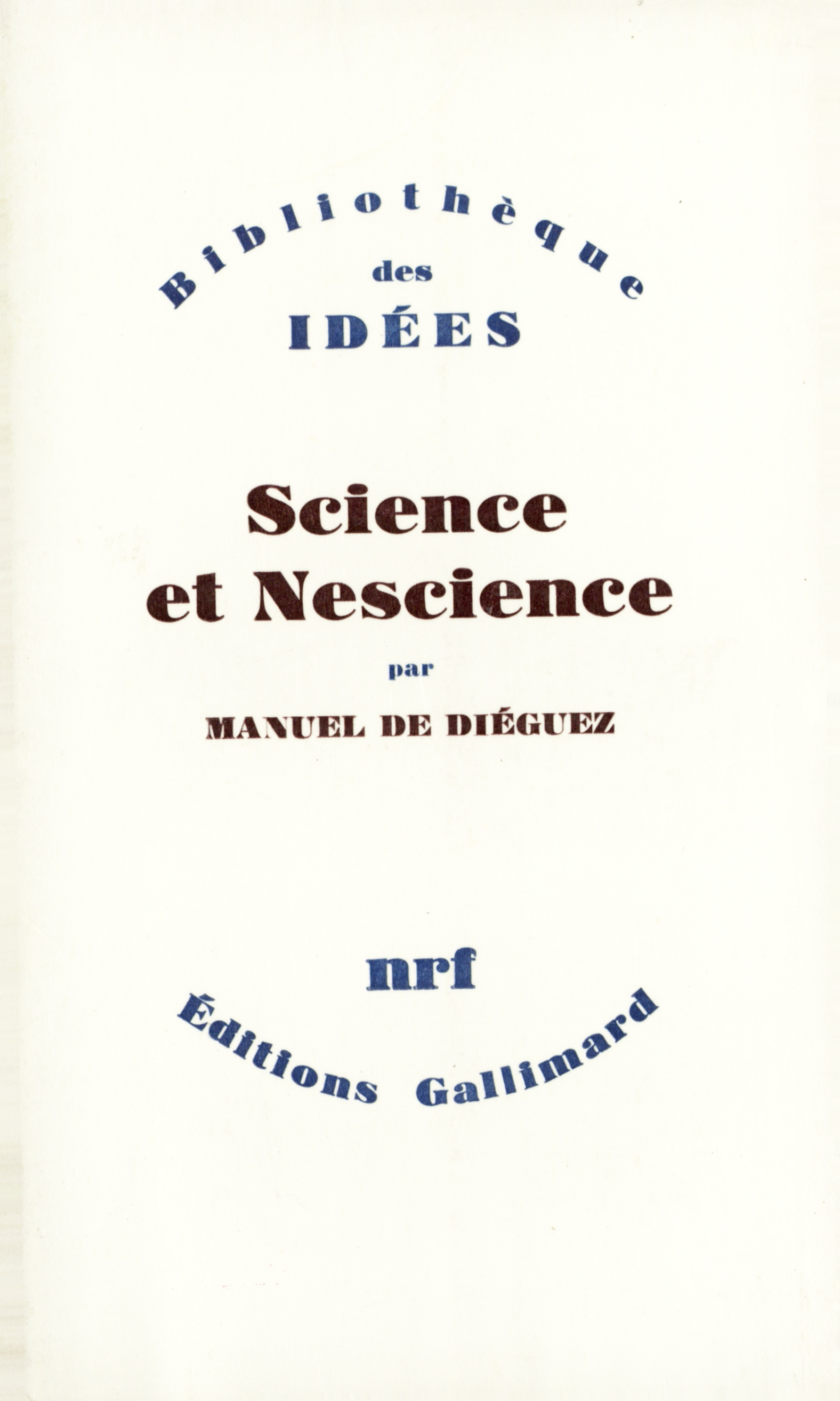 SCIENCE ET NESCIENCE