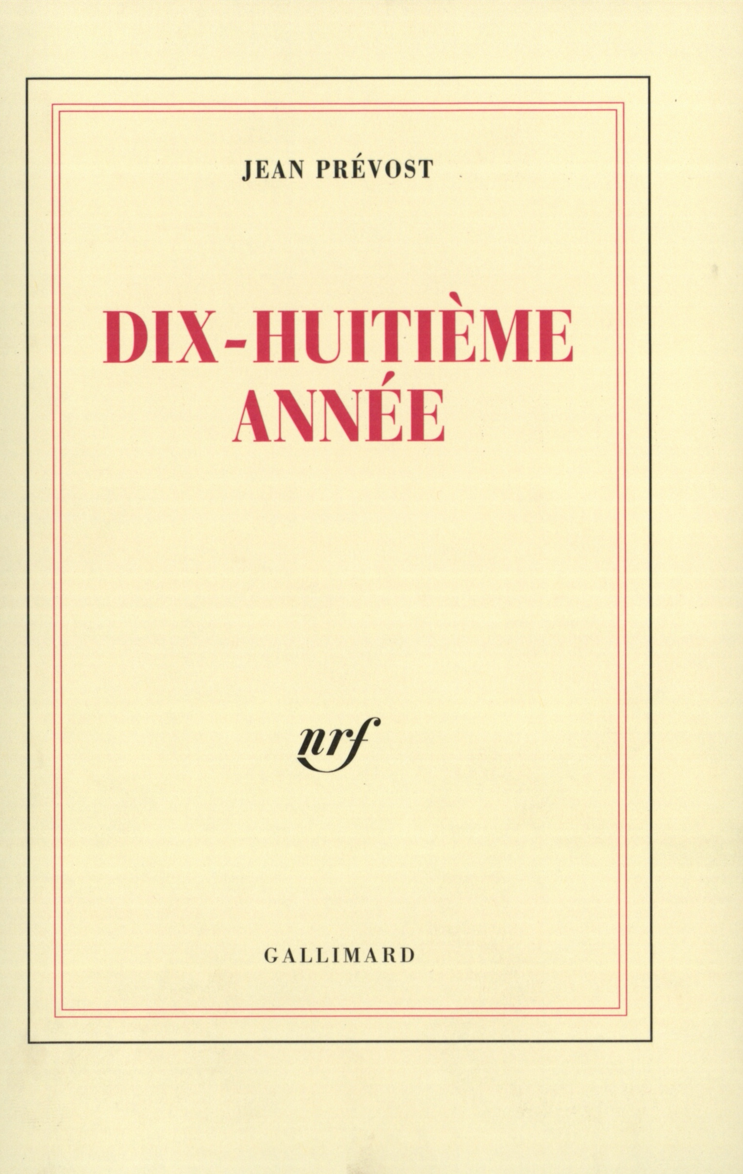 DIX-HUITIEME ANNEE