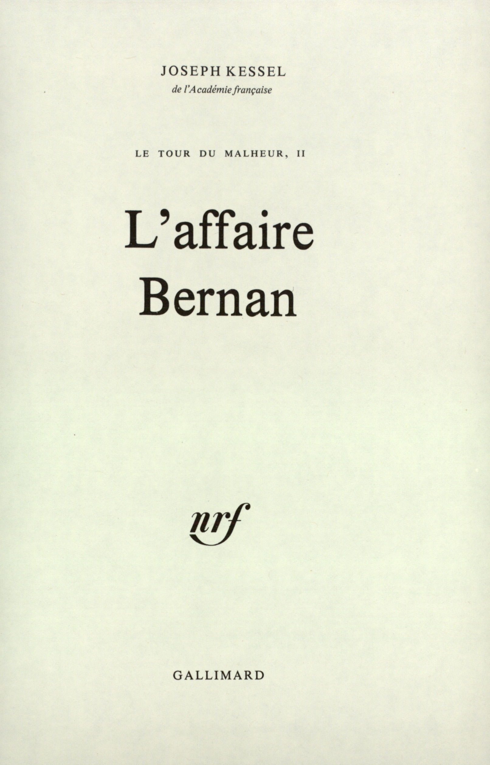 TOUR DU MALHEUR T2