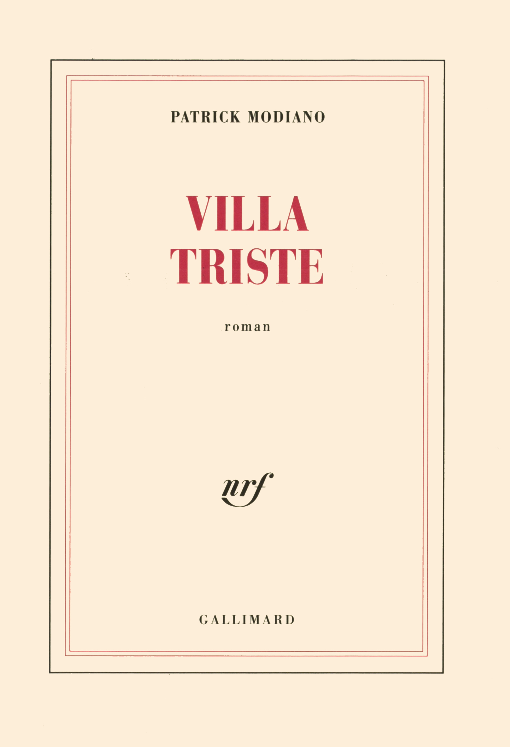 VILLA TRISTE