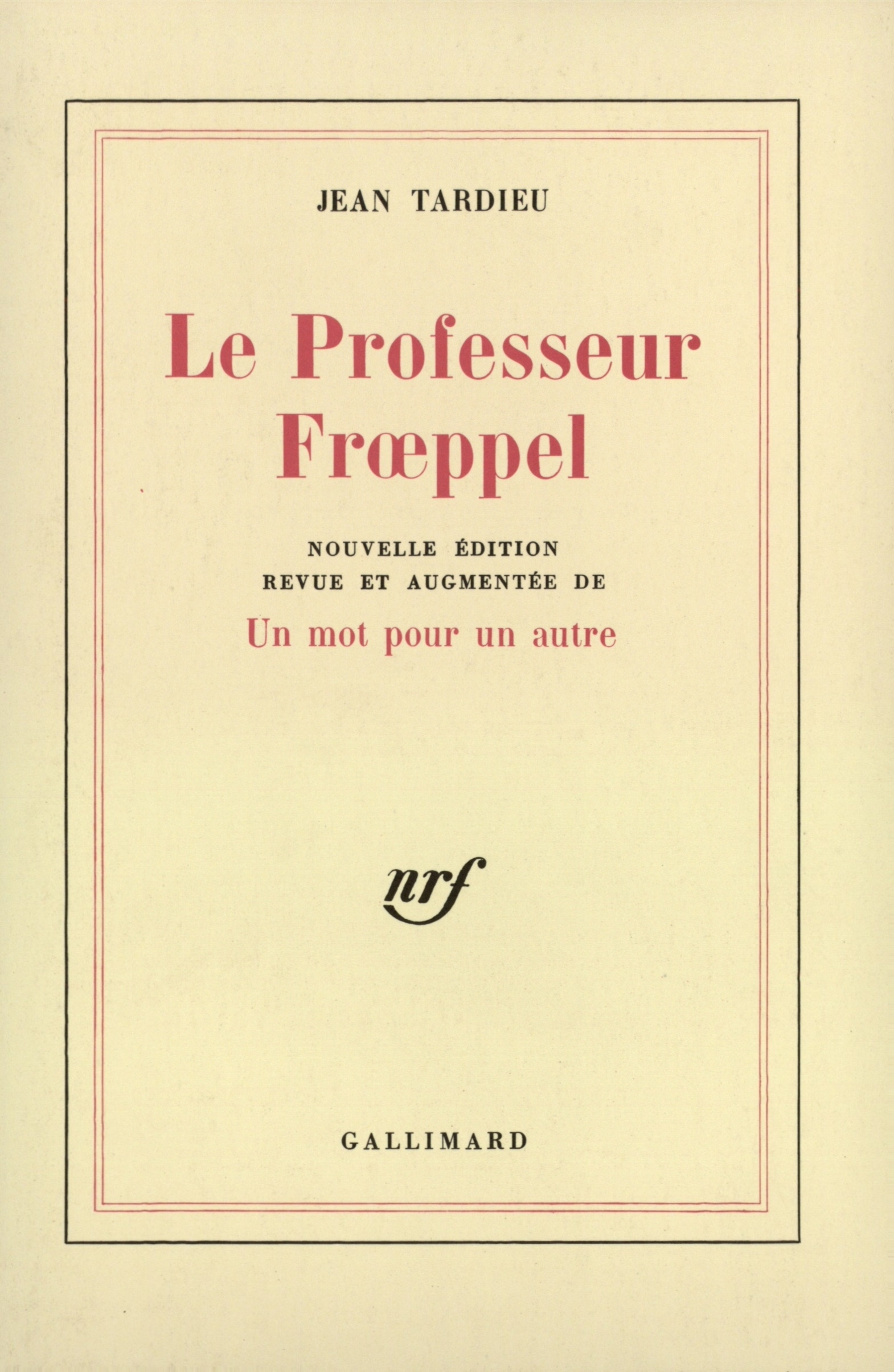PROFESSEUR FROEPPEL