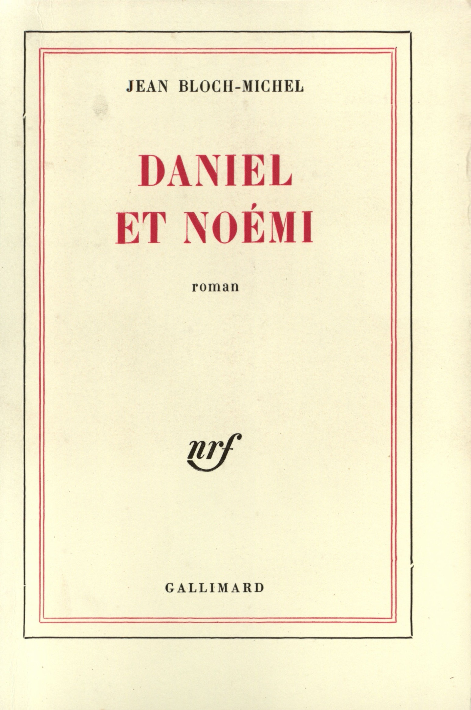 DANIEL ET NOEMI
