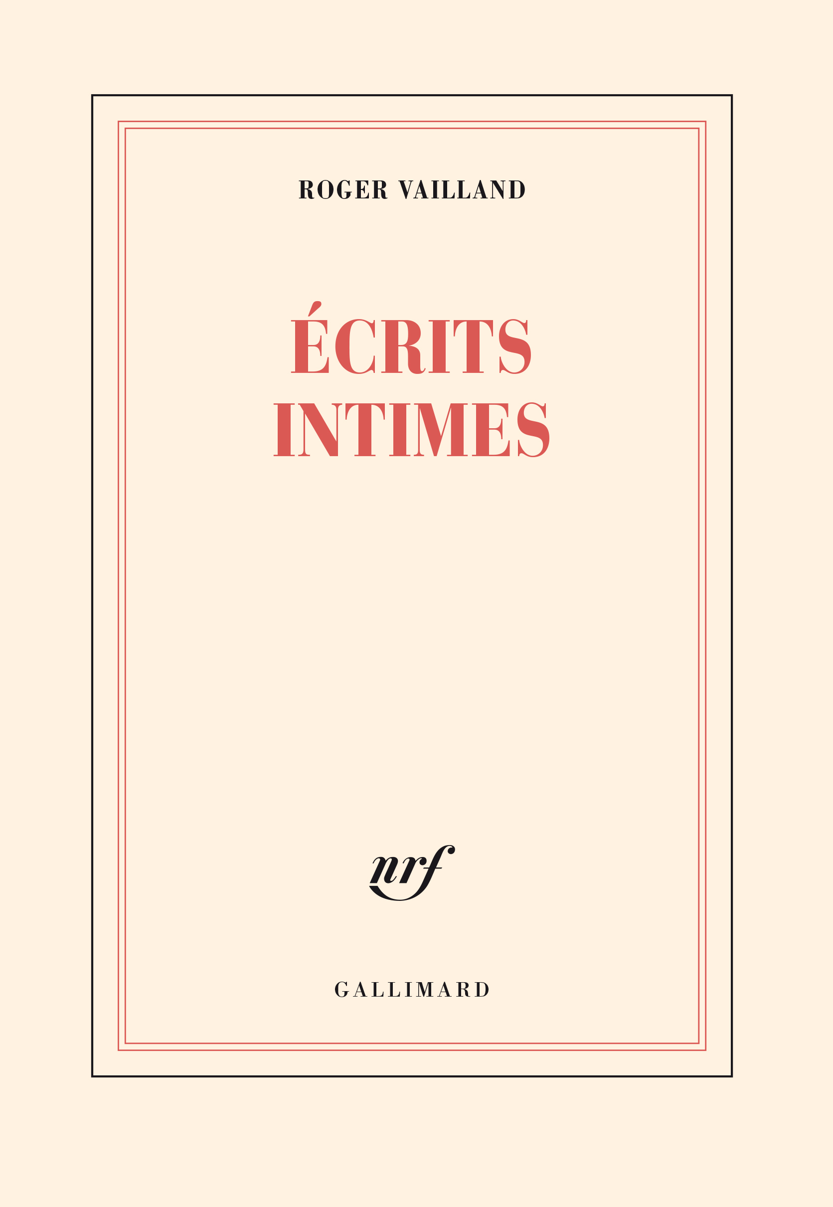 ECRITS INTIMES