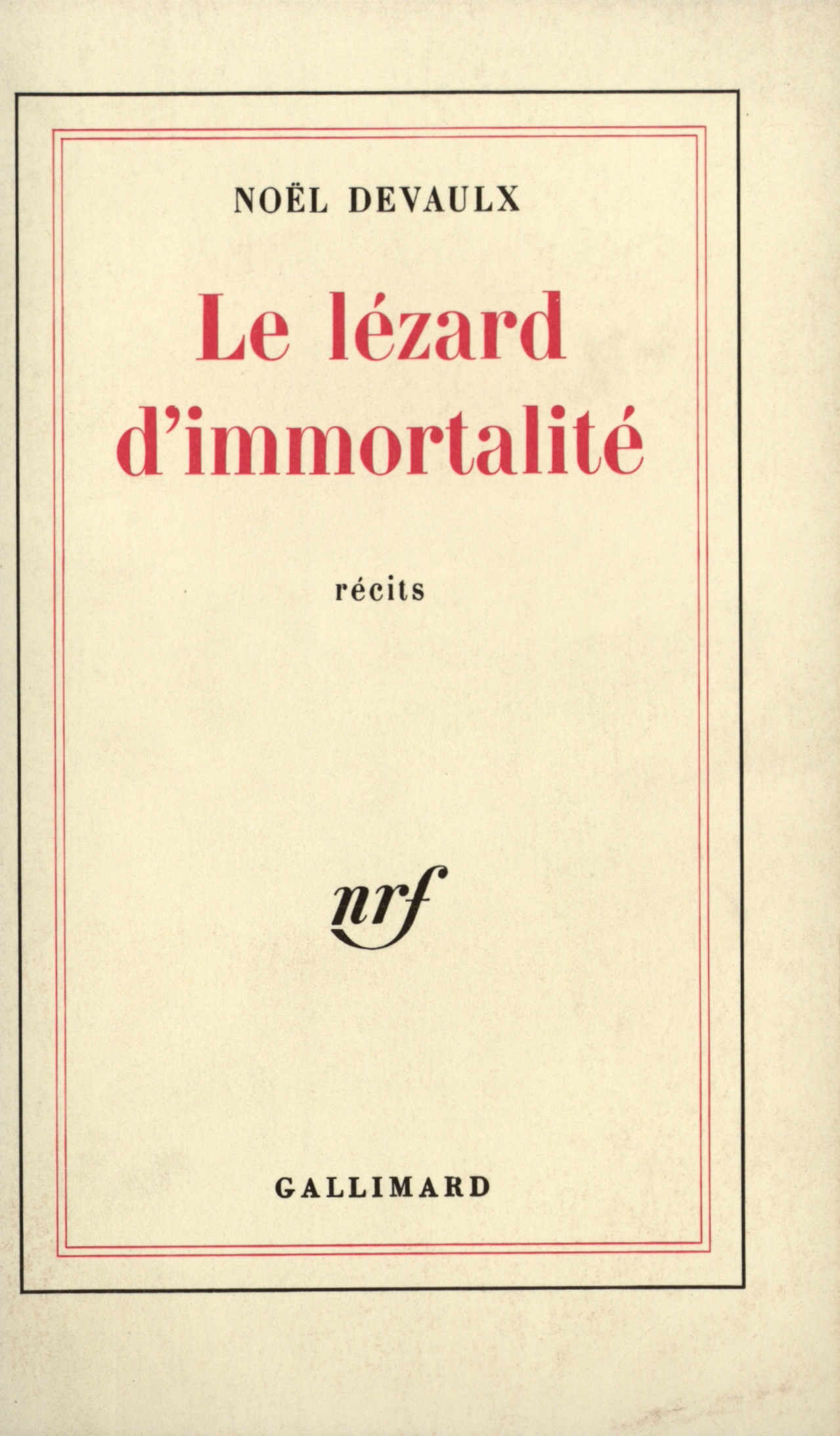 LEZARD D'IMMORTALITE
