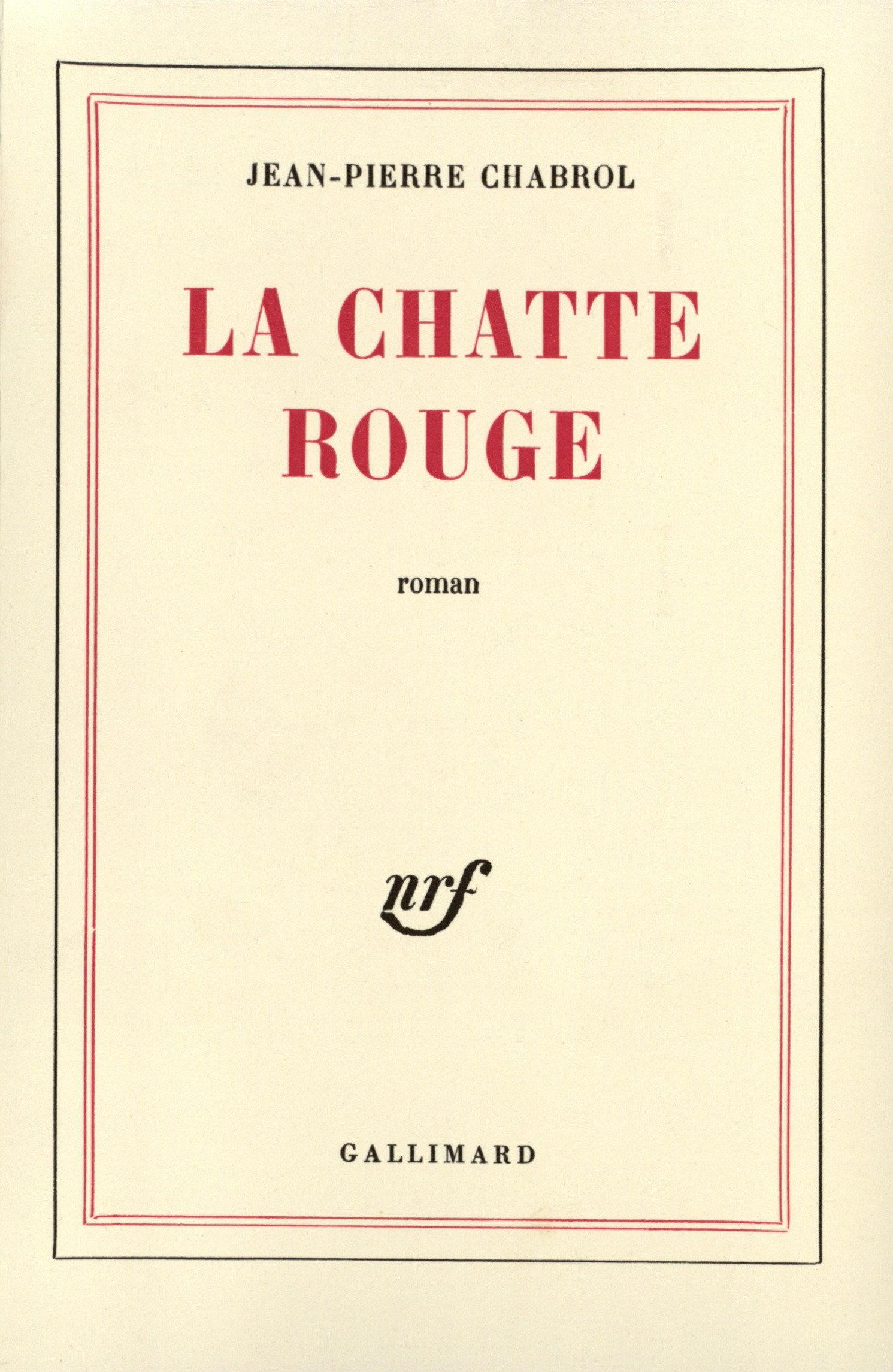 CHATTE ROUGE