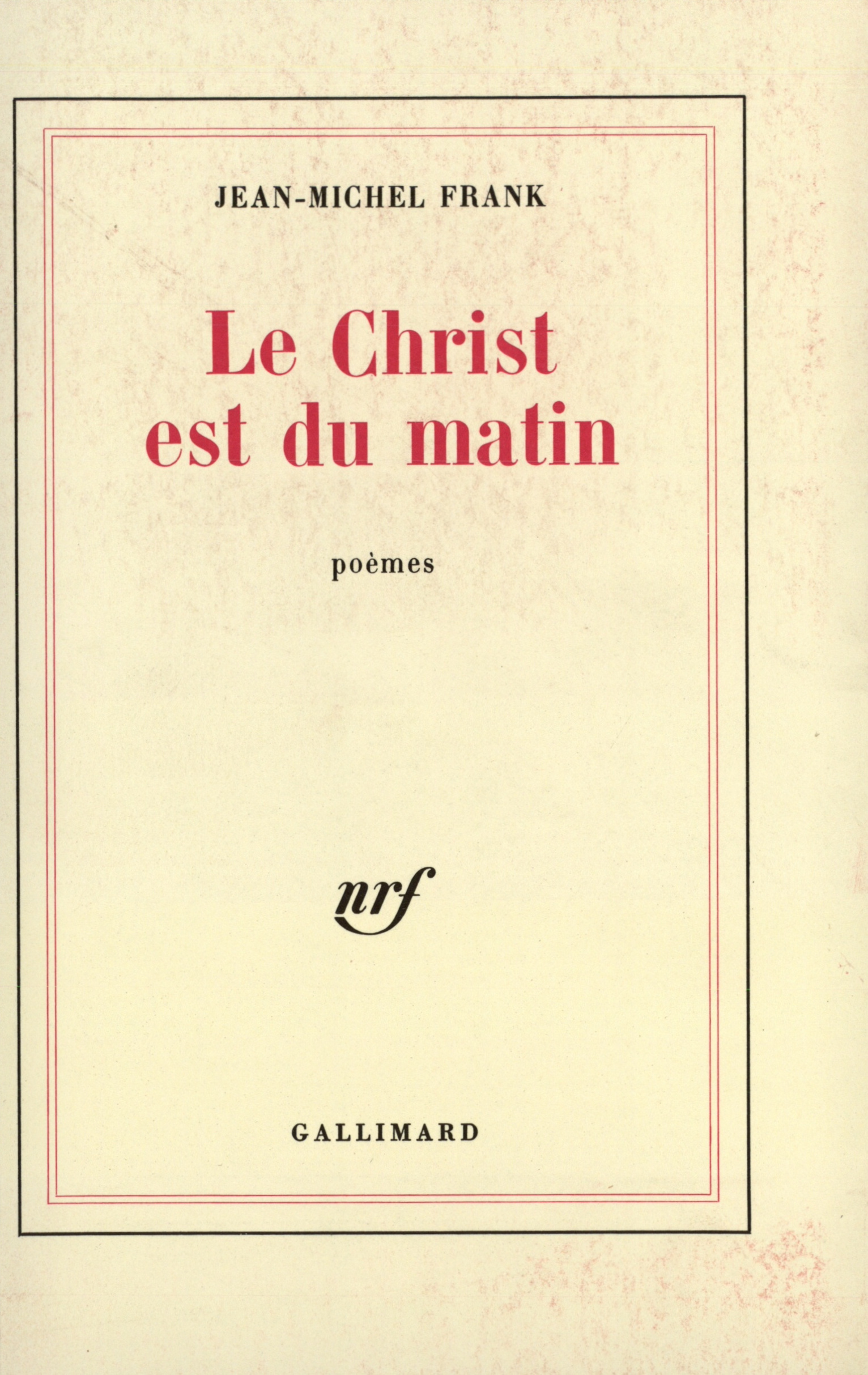 CHRIST EST DU MATIN