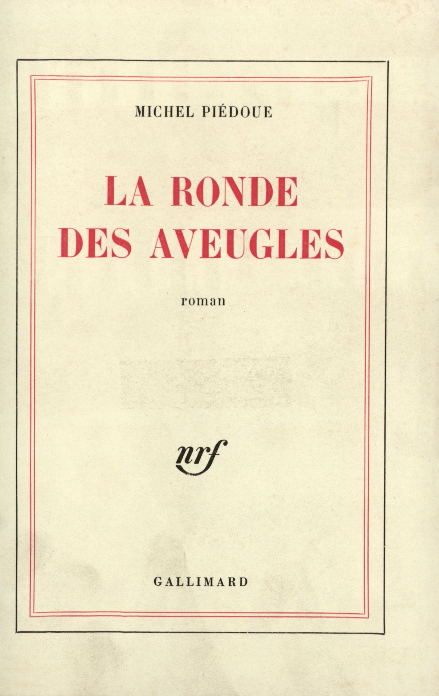 RONDE DES AVEUGLES