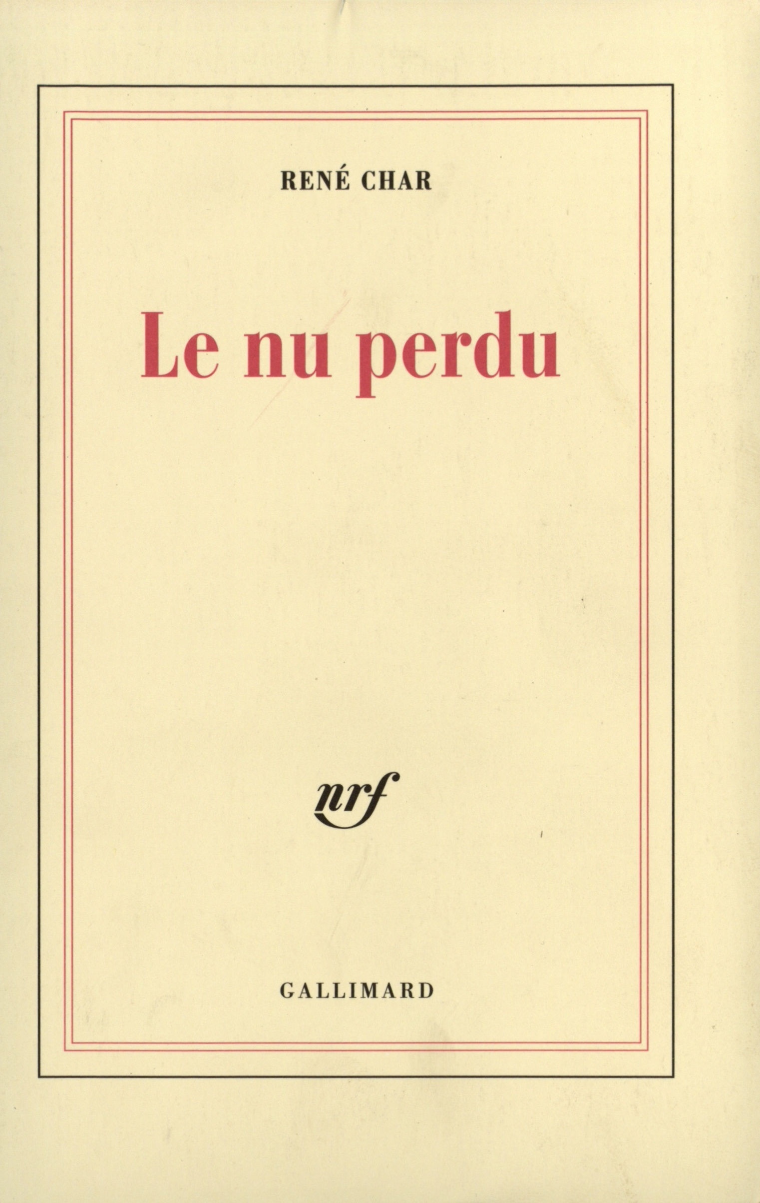 NU PERDU