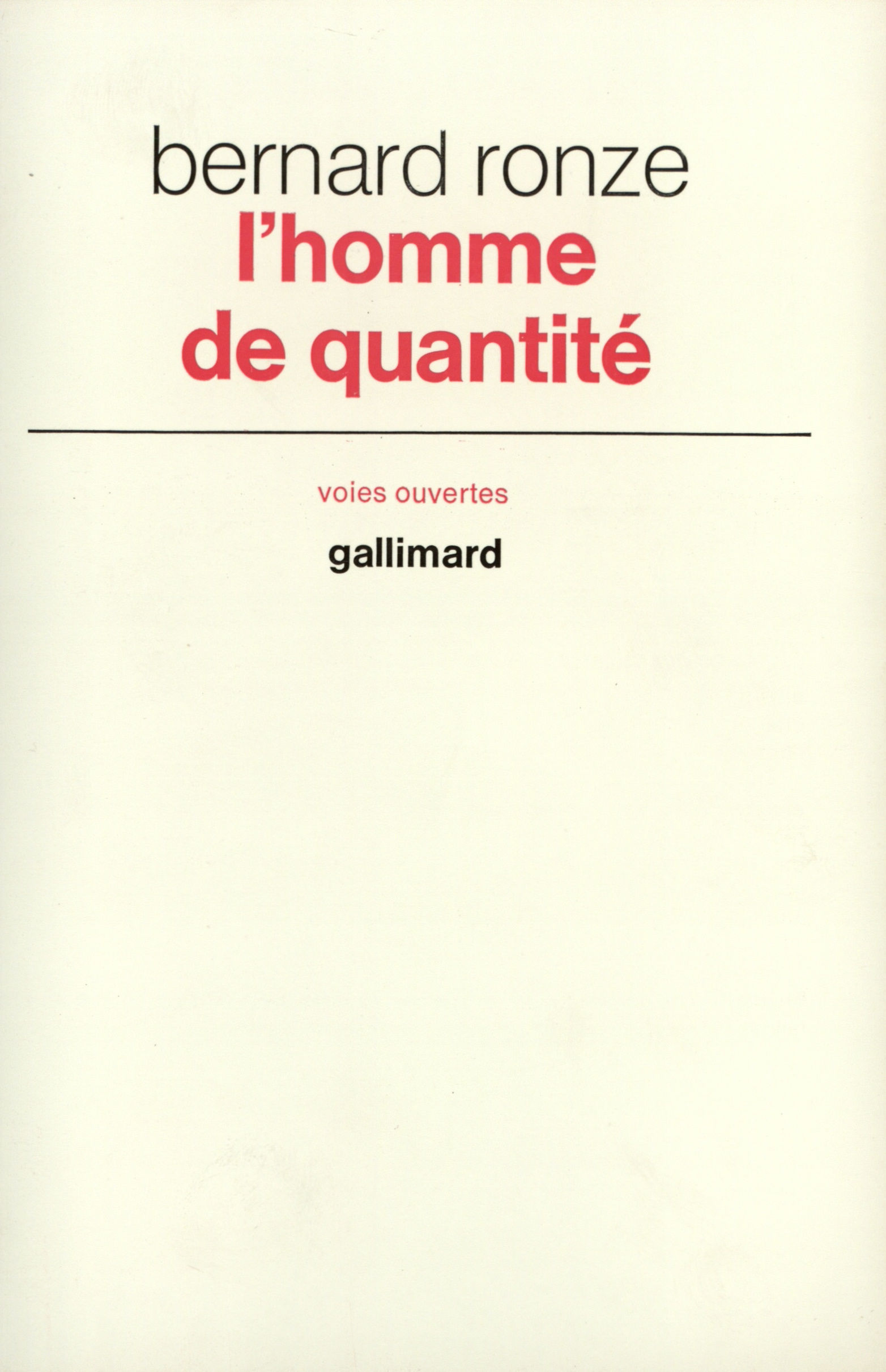 HOMME DE QUANTITE