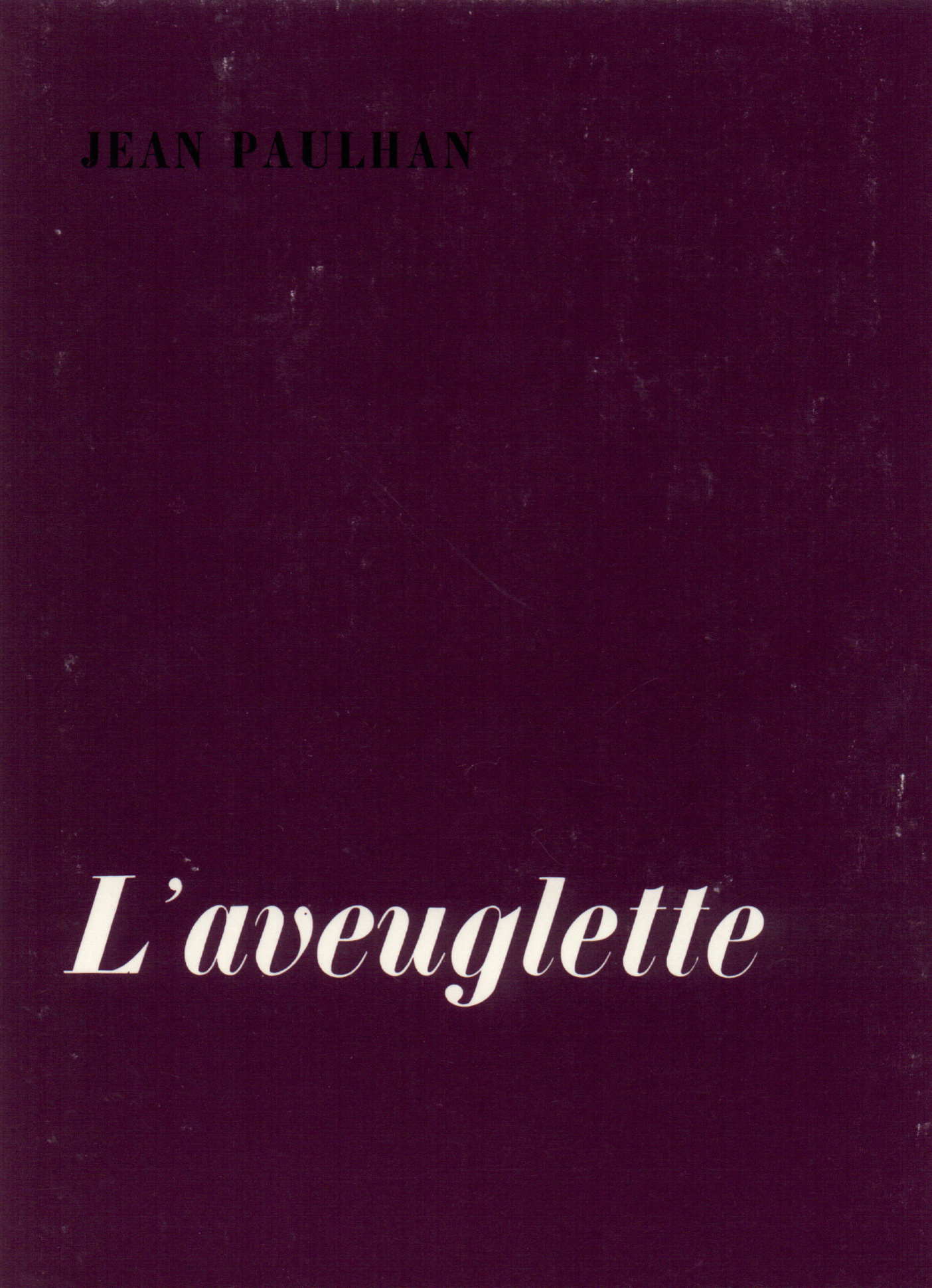 AVEUGLETTE