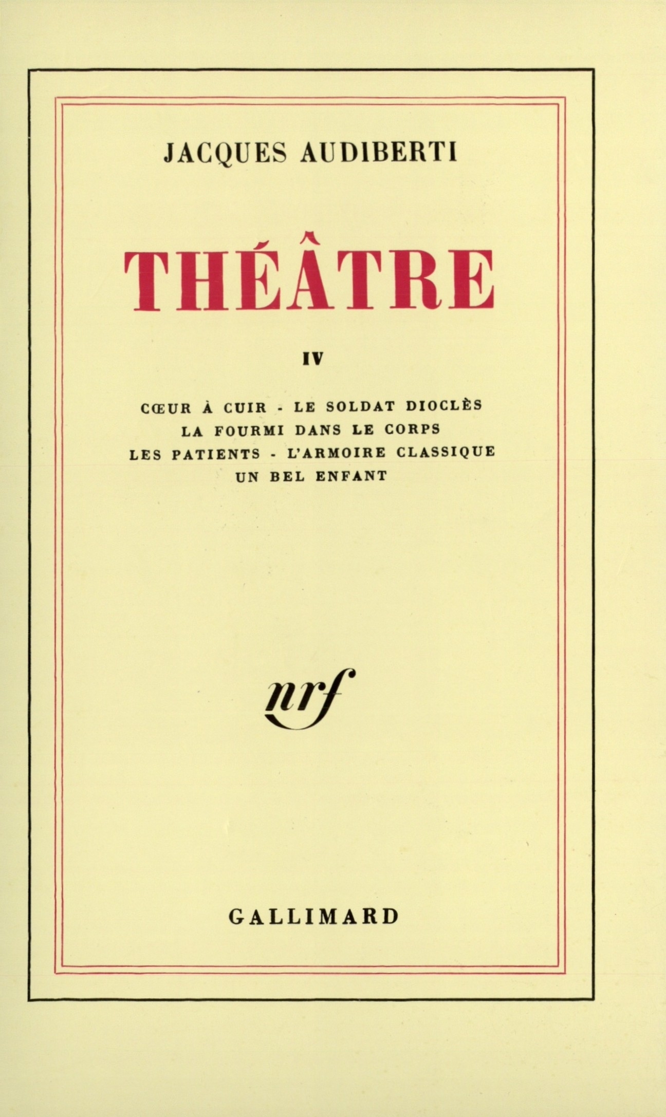 THEATRE T4 - AUDIBERTI