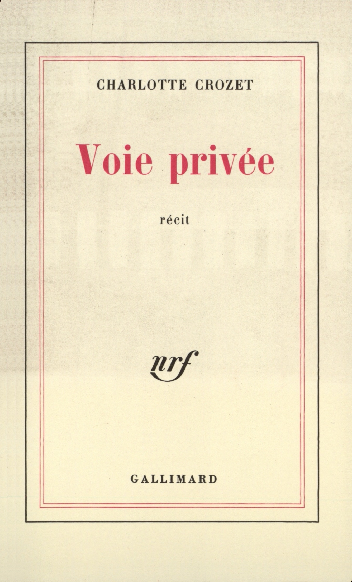 VOIE PRIVEE