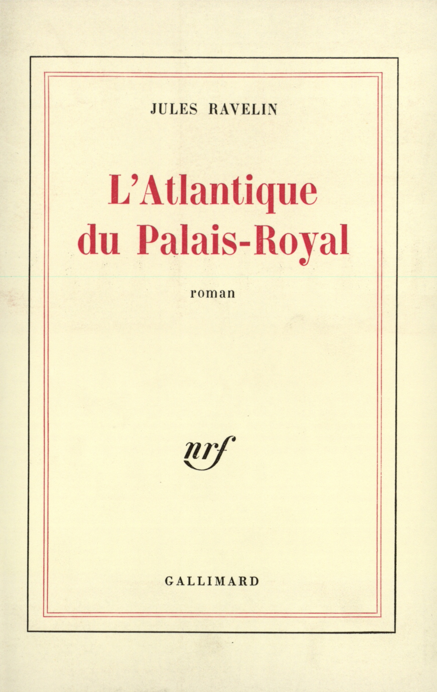 ATLANTIQUE DU PALAIS-ROYAL